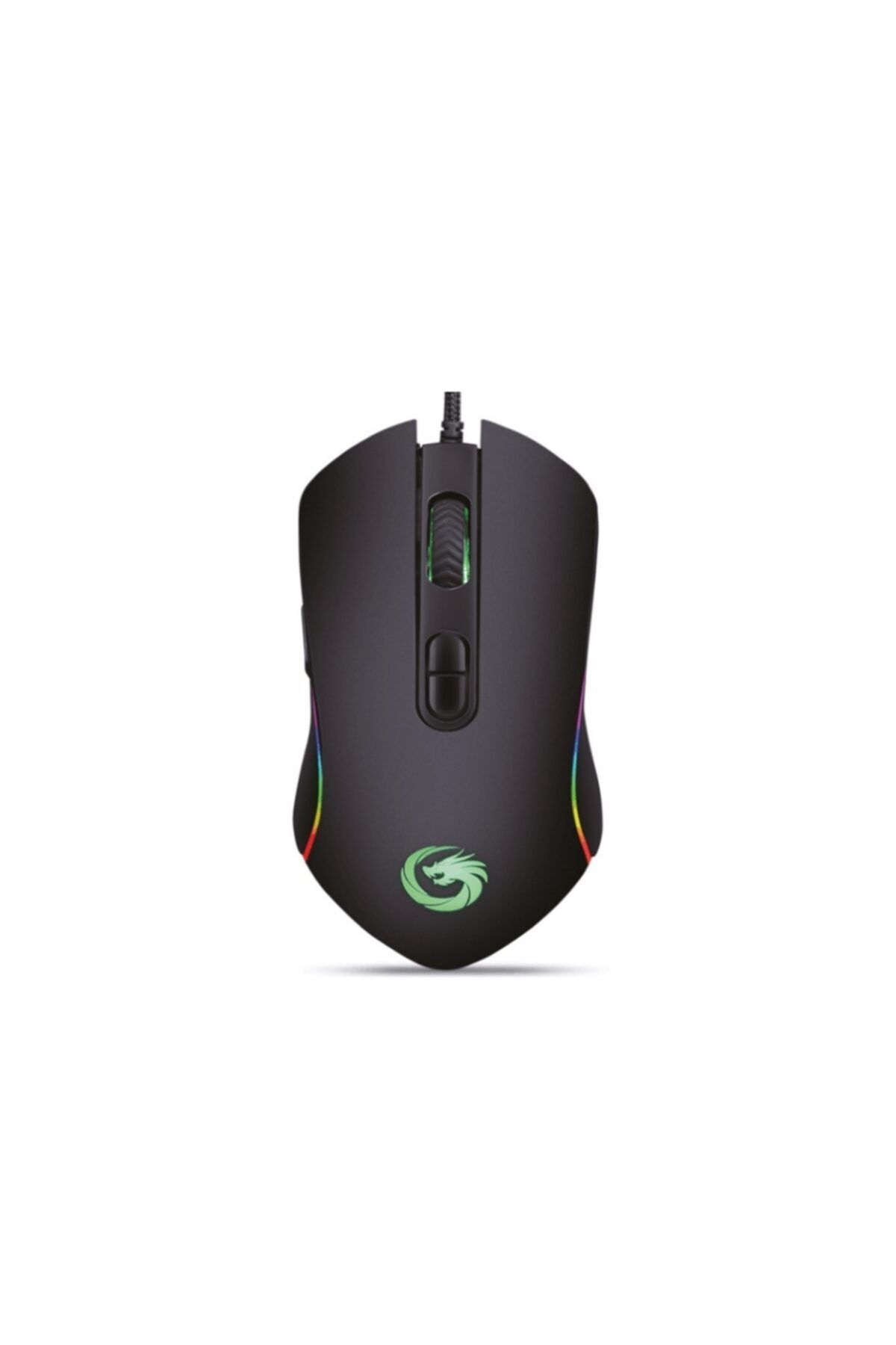 TKZ Lunatic Hawk Siyah 6400dpi Rgb Ledli Makrolu Gaming Oyuncu Mouse Drag Click