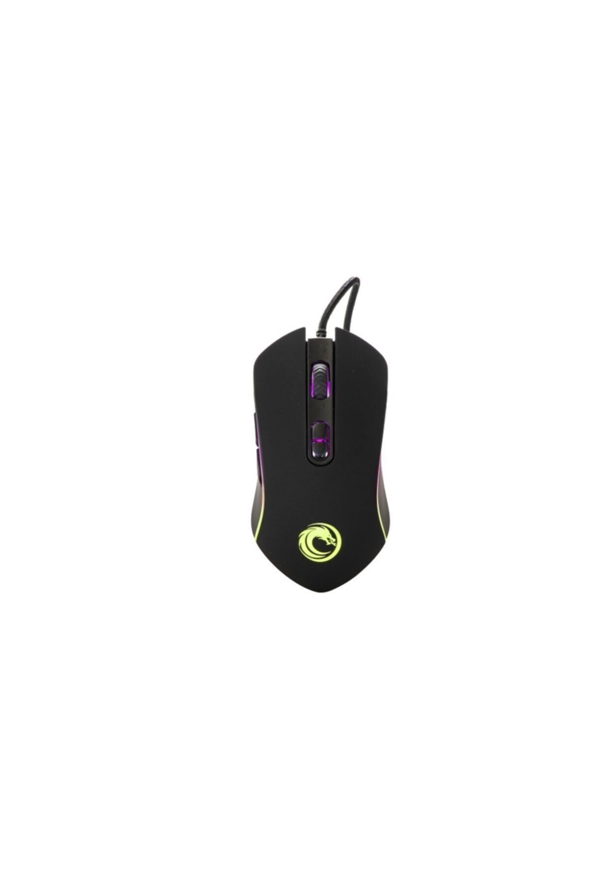 TKZ Lunatic Hawk Siyah 6400dpi Rgb Ledli Makrolu Gaming Oyuncu Mouse Drag Click