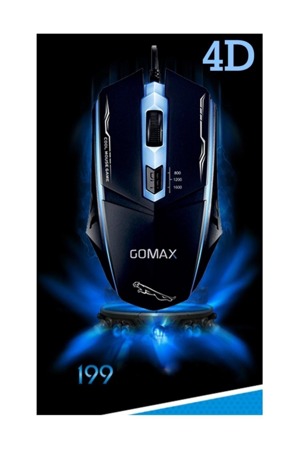 Gomax M1 Rgb Işıklı Kablolu Oyuncu Mouse