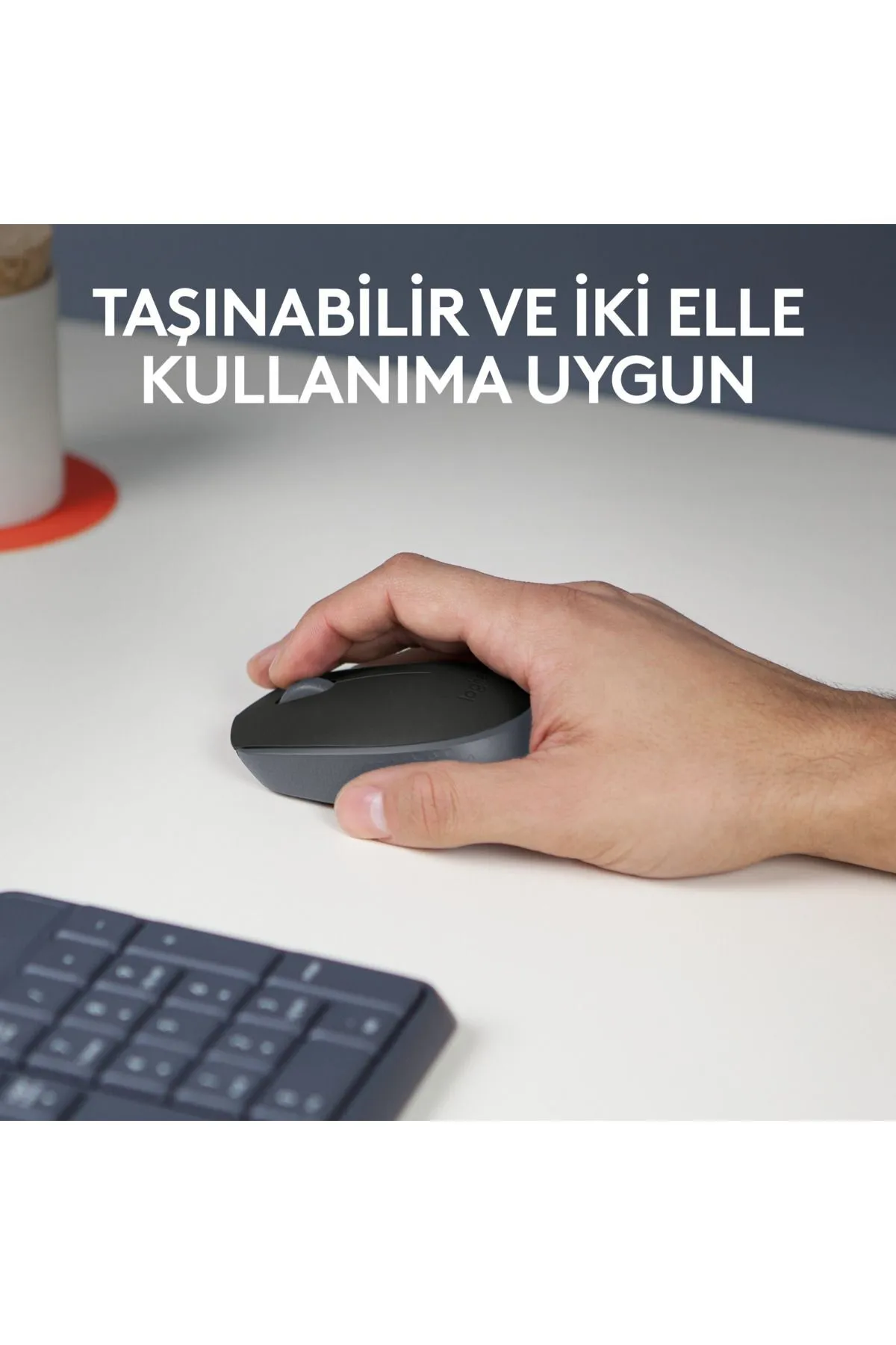 Logitech M171 USB Alıcılı Kablosuz Kompakt Mouse - Siyah 910-004424