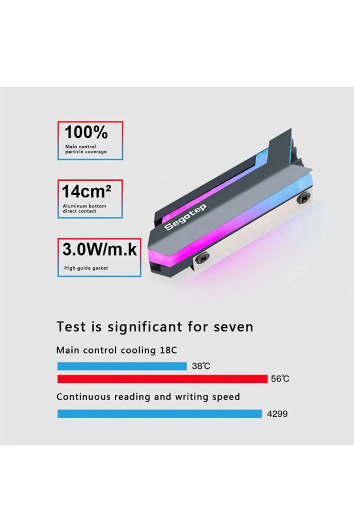 Segotep M.2 Ssd Soğutucu Argb