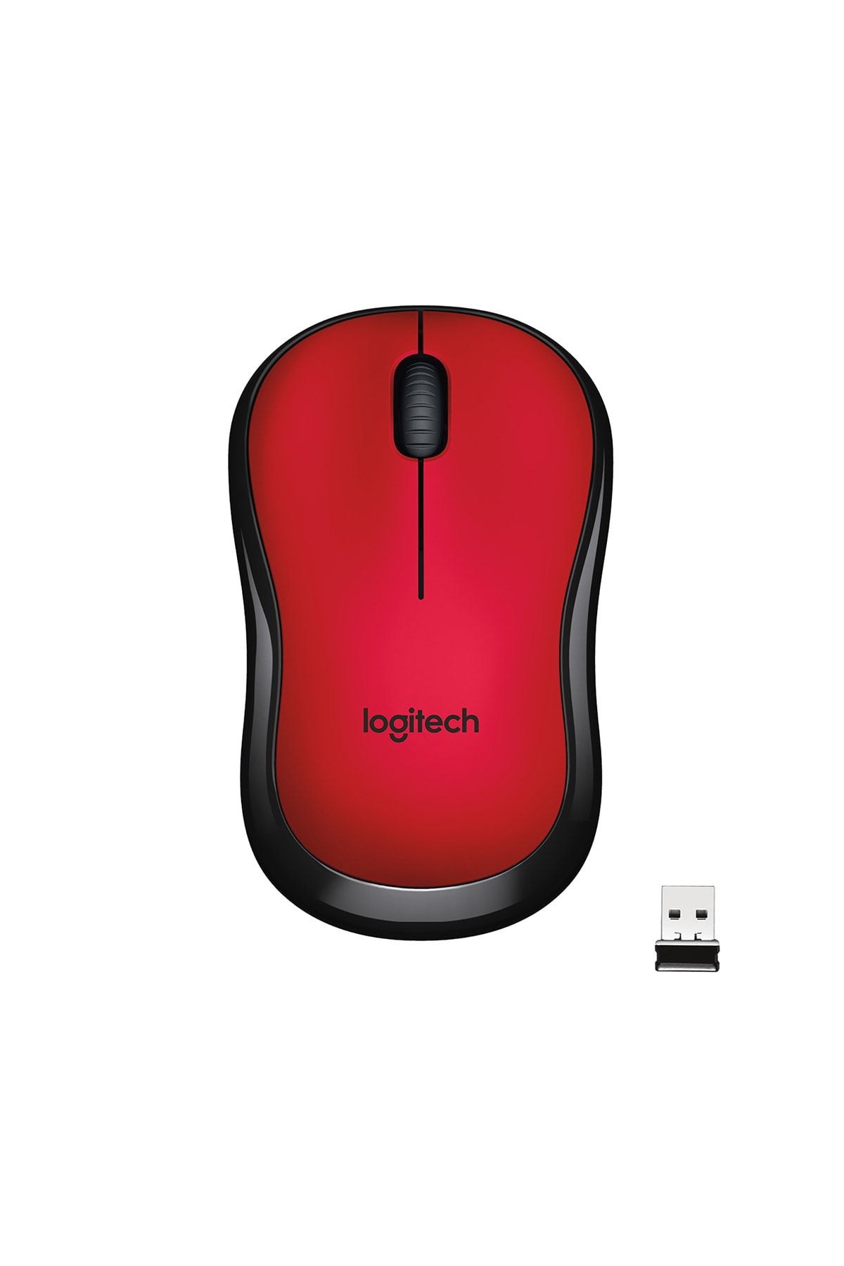 Logitech M220 Sessiz Kompakt Kablosuz Mouse  Kırmızı Store Yeni Model Desen 976748