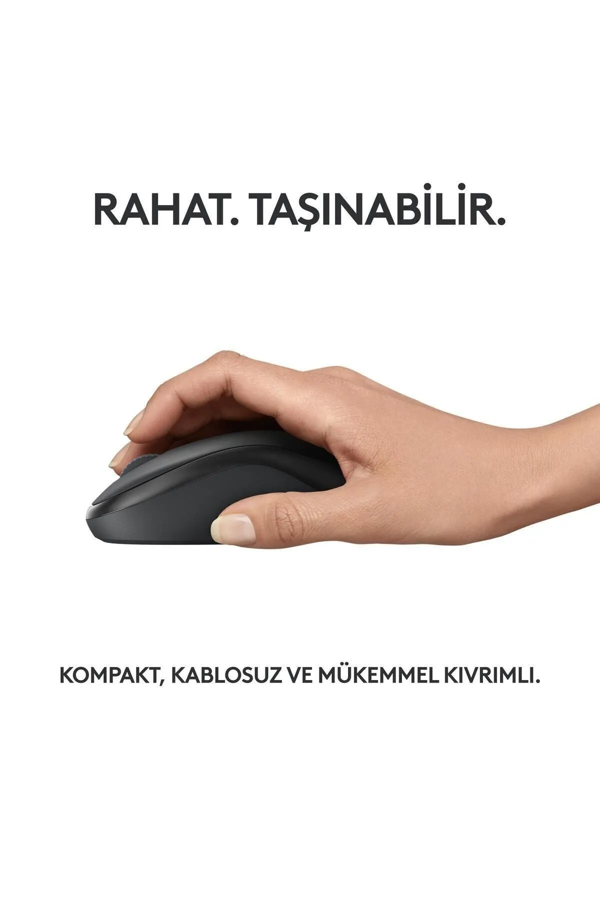 Logitech M240 Sessiz Kompakt Kablosuz Bluetooth Mouse - Siyah