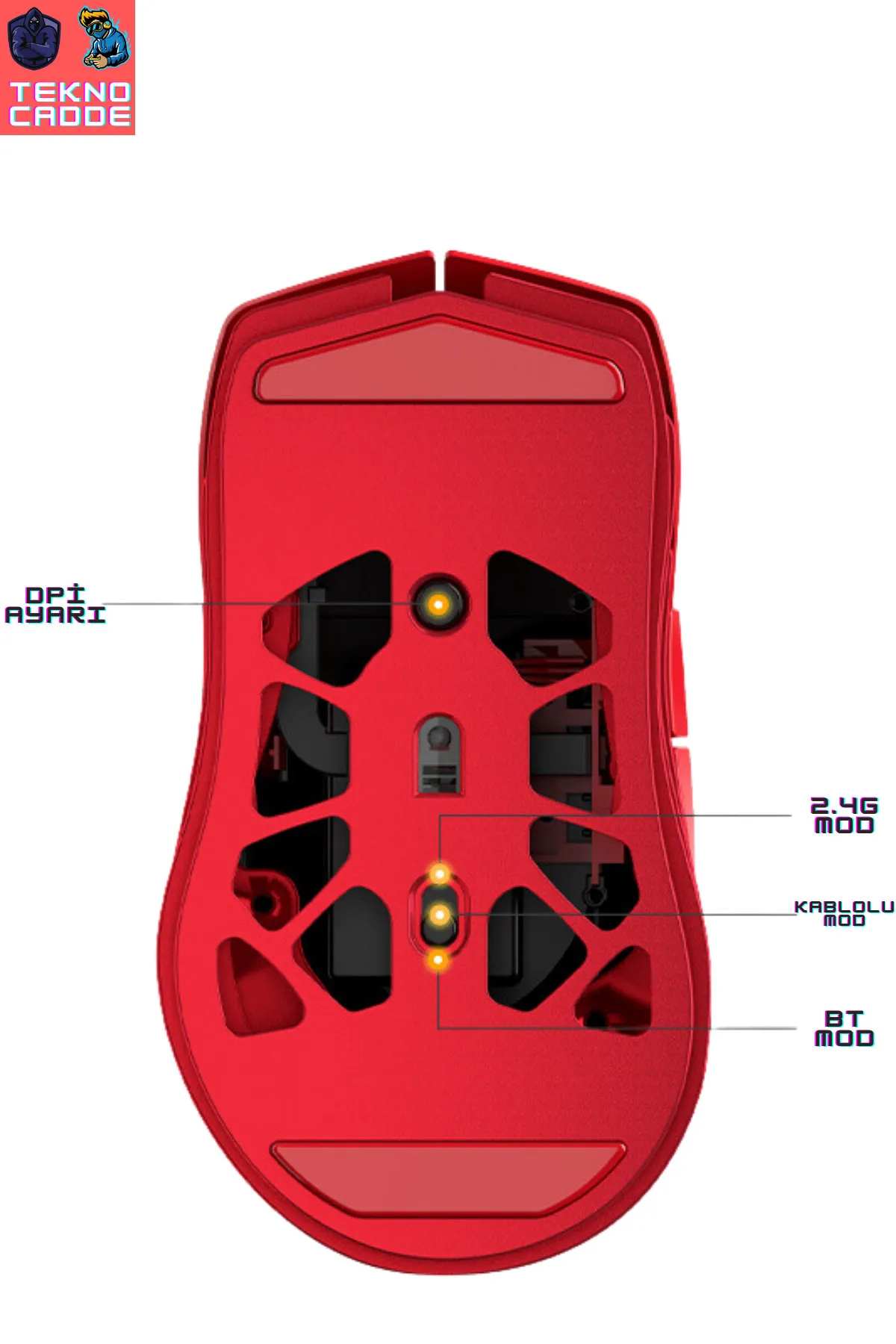 beboncool M259 Ferrari Tasarım Magnezyum Alüminyum Materyal 26000dPi 3 Mod Oyuncu Gaming Mouse