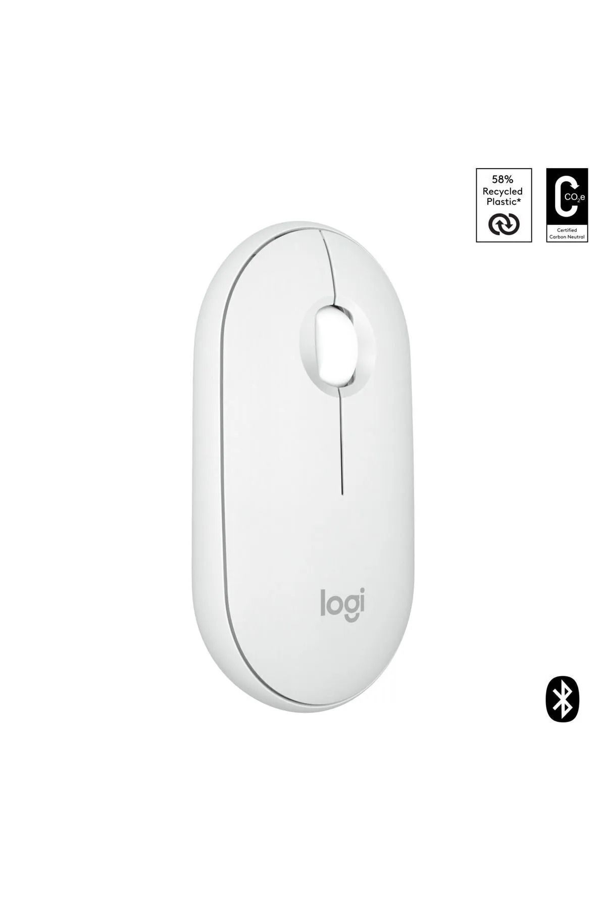 TEKNOMATİK M350 PEBBLE MOUSE 2.4GHZ USB WİRELESS VE BLUETOOTHLU SESSİZ