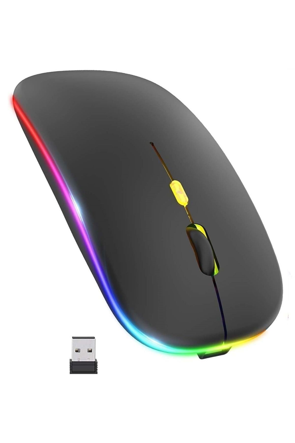 Havana M40 Şarjlı Kablosuz Mouse 800/1200/1600dpi 2.4ghz Rgb Ledli Panel Kb Hes Nym 4*6