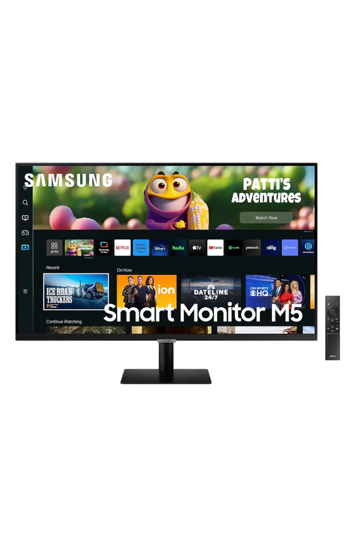 Samsung M5 Ls27cm500euxuf 27" 4 Ms 60 Hz Full Hd Va Led Akıllı Monitör Siyah