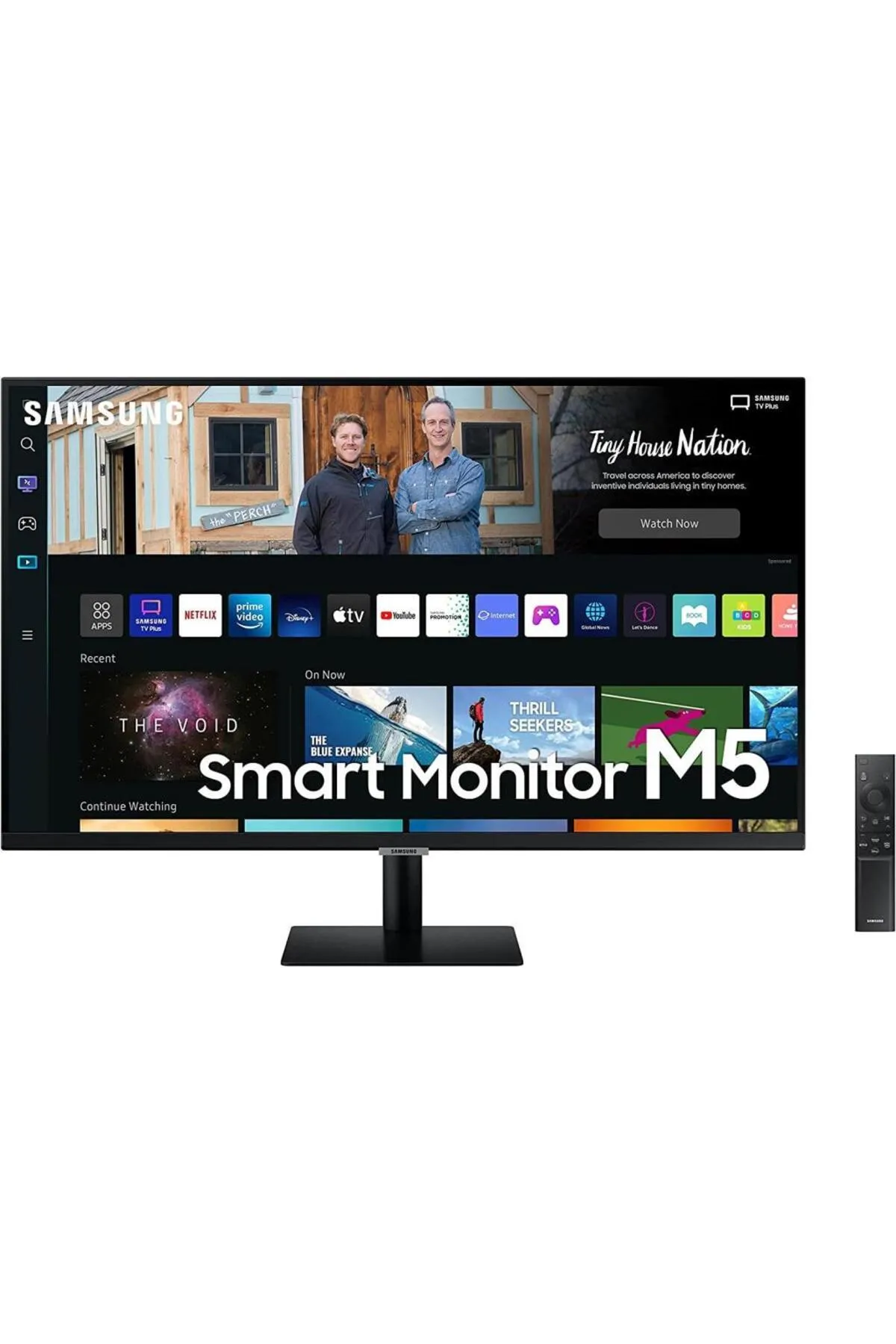 Samsung M5 Serisi Ls27bm500euxuf 27" 4 Ms 60 Hz Full Hd Va Led Akıllı Monitör