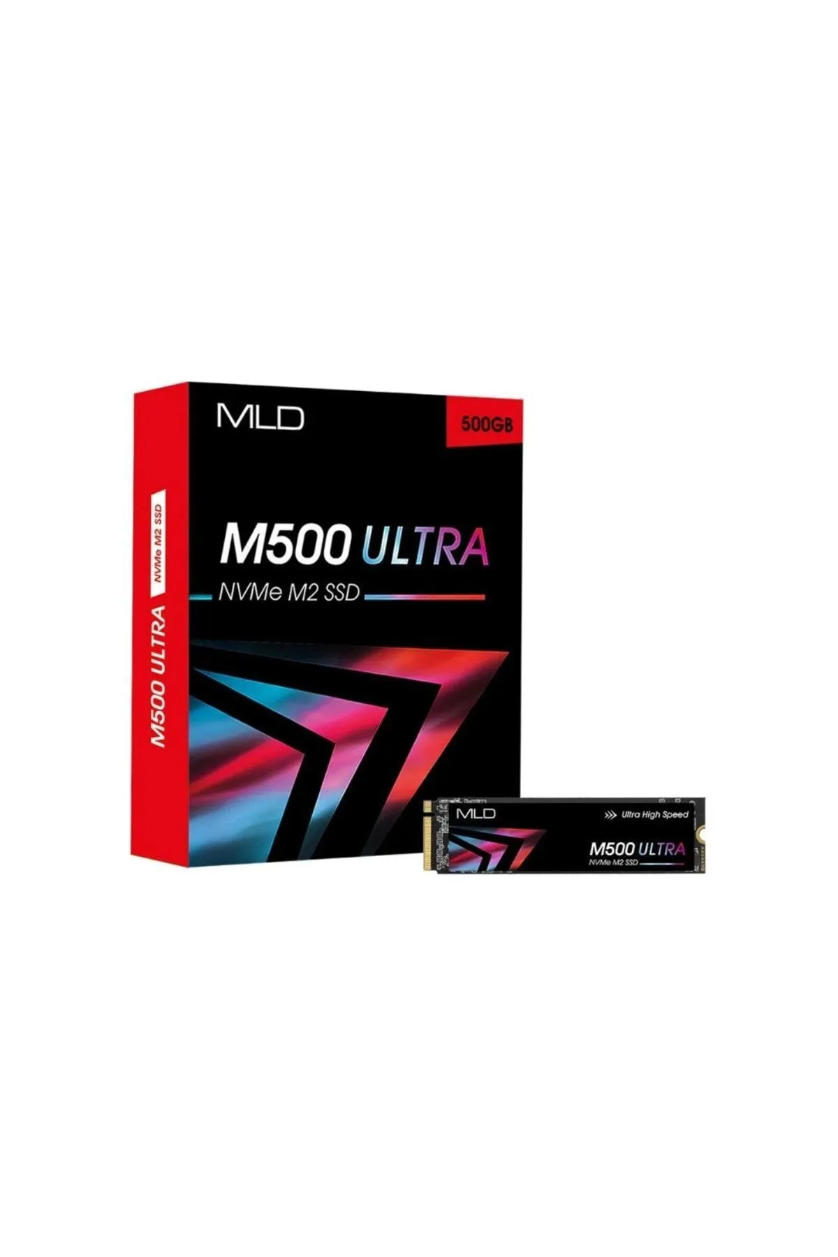 MLD M500 ULTRA 500GB NVMe M.2 SSD PCI-E Gen4 Okuma 7000MB Yazma 4700MB