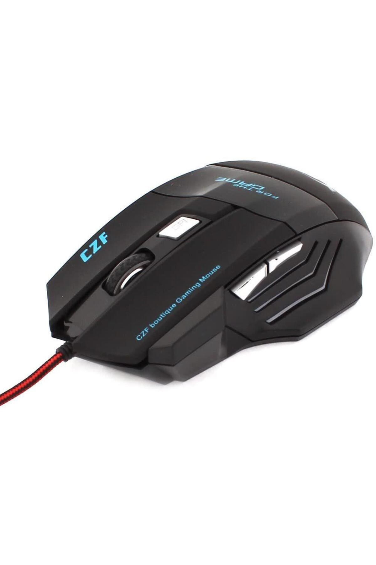 Azemax M6 Rgb Makro Pro Gaming Mouse 3200dpi 6 Düğmeli Oyuncu Mouse