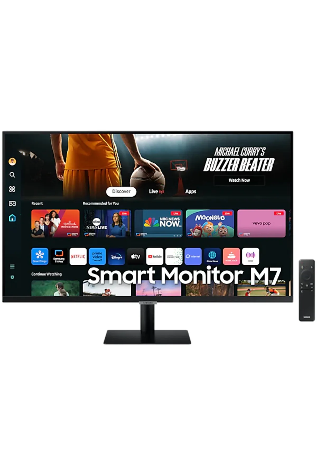 Samsung M7 LS32DM702UUXUF 32" 4Ms 60Hz 4K UHD HDR10 SMART SİYAH MONİTÖR