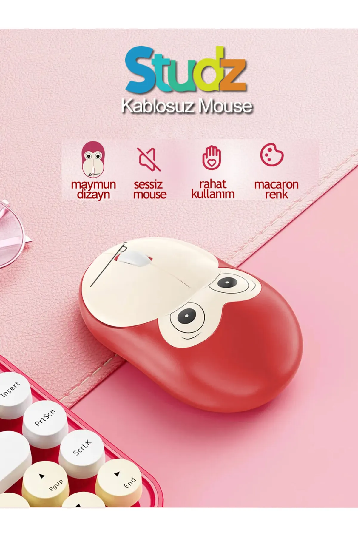 Studz M7 Monkey Kablosuz Mouse