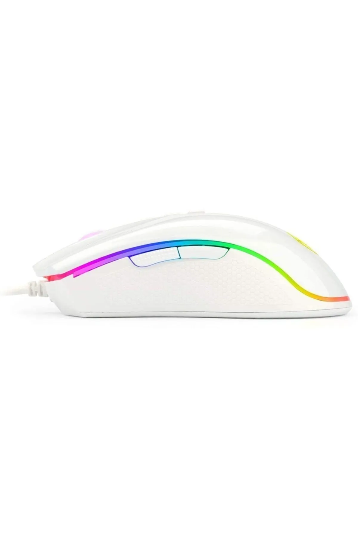 Redragon M711w Cobra White Beyaz Rgb Ledli Oyuncu Mouse 5000dpi 7 Programlanabilir Tuş Fare