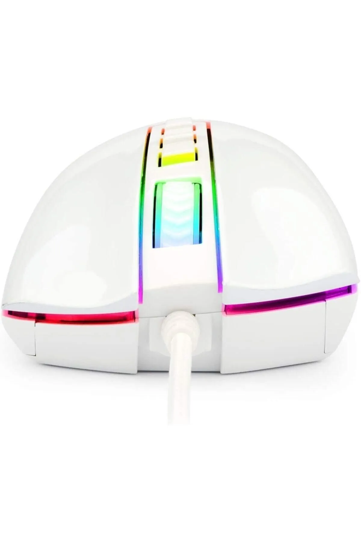 Redragon M711w Cobra White Beyaz Rgb Ledli Oyuncu Mouse 5000dpi 7 Programlanabilir Tuş Fare