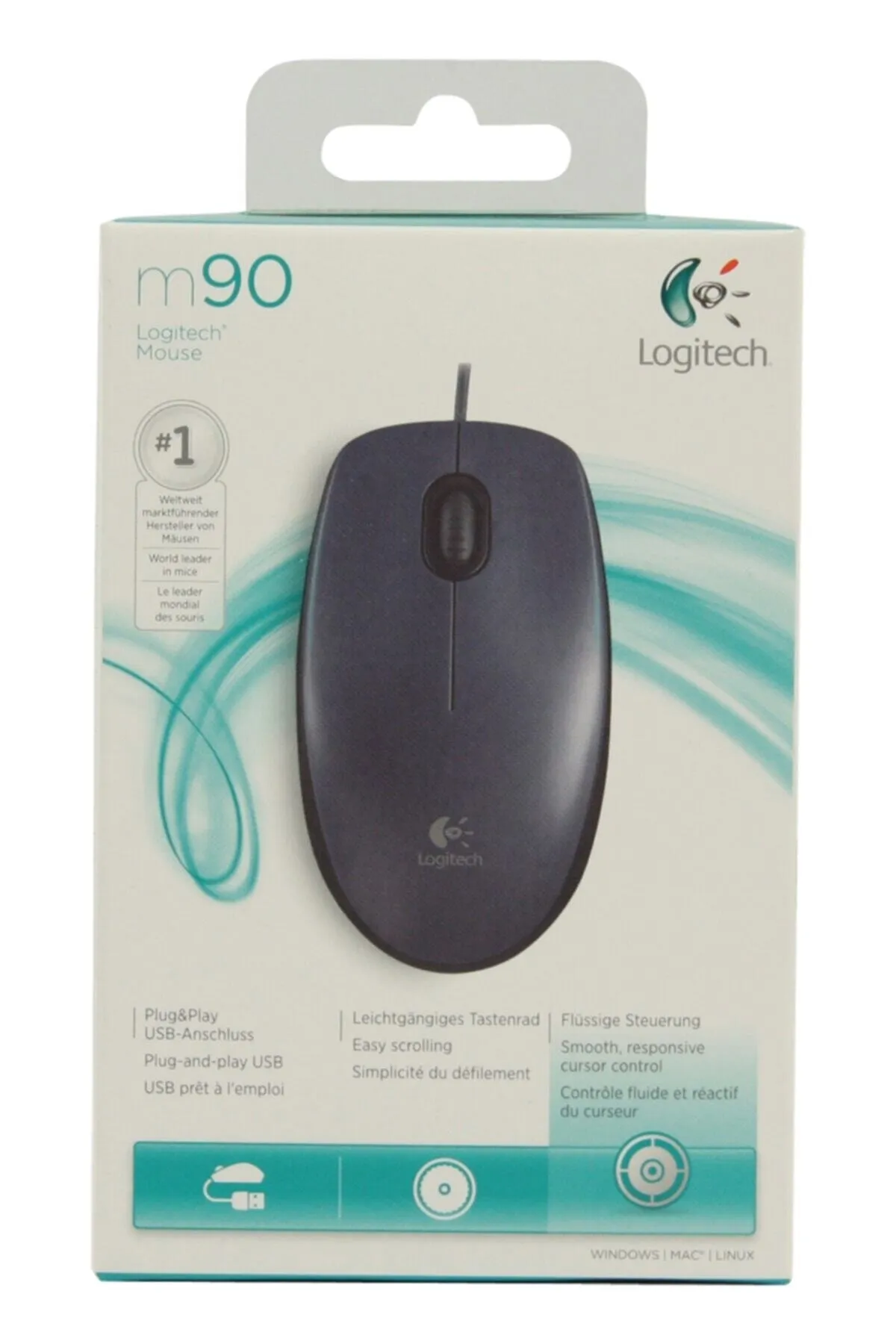 Lider M90 Kablolu Optik Mouse Siyah