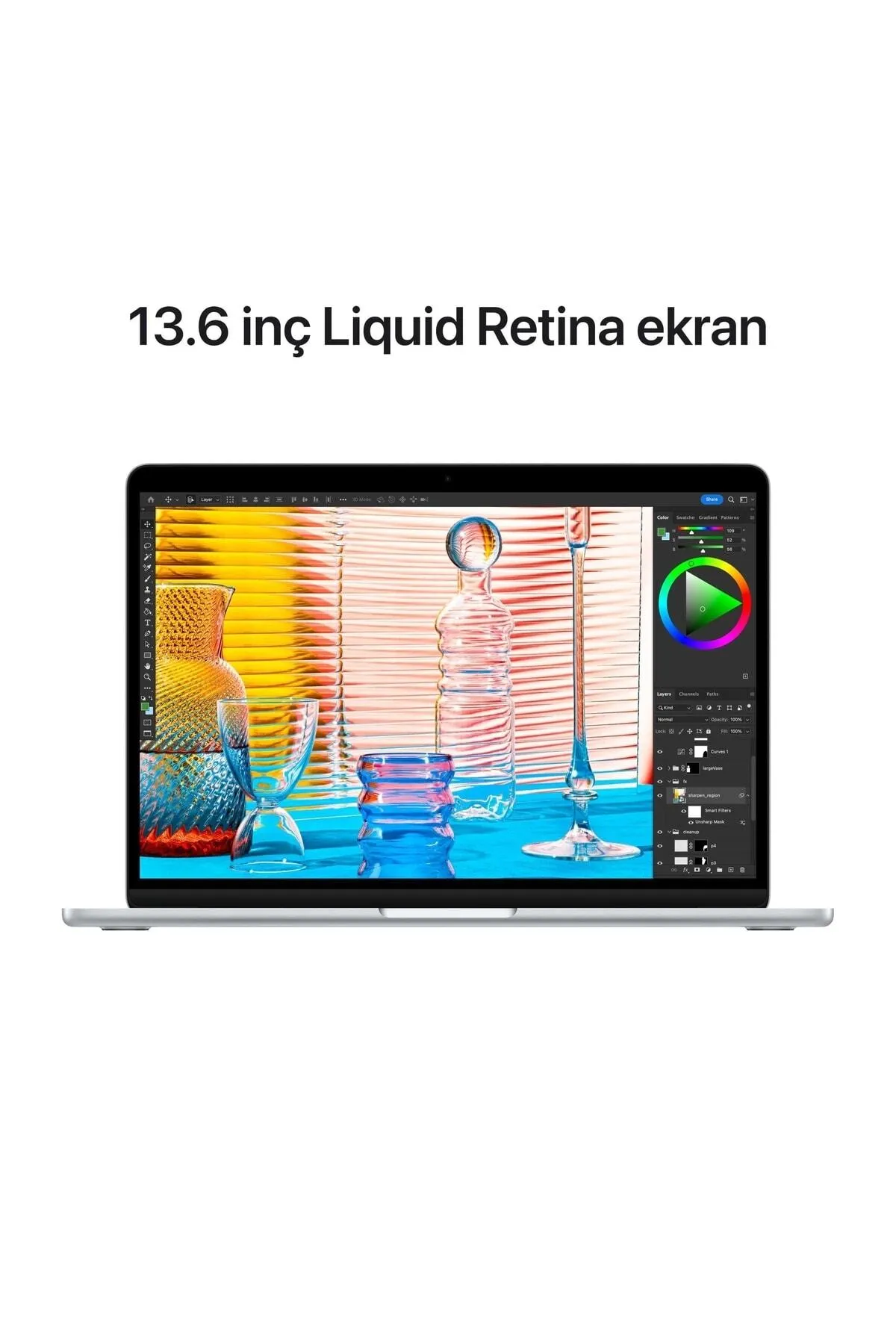 Apple Macbook Air 13.6" M2 8c Cpu 10c Gpu 8 Gb 512 Gb Ssd Gümüş Mly03tu/a