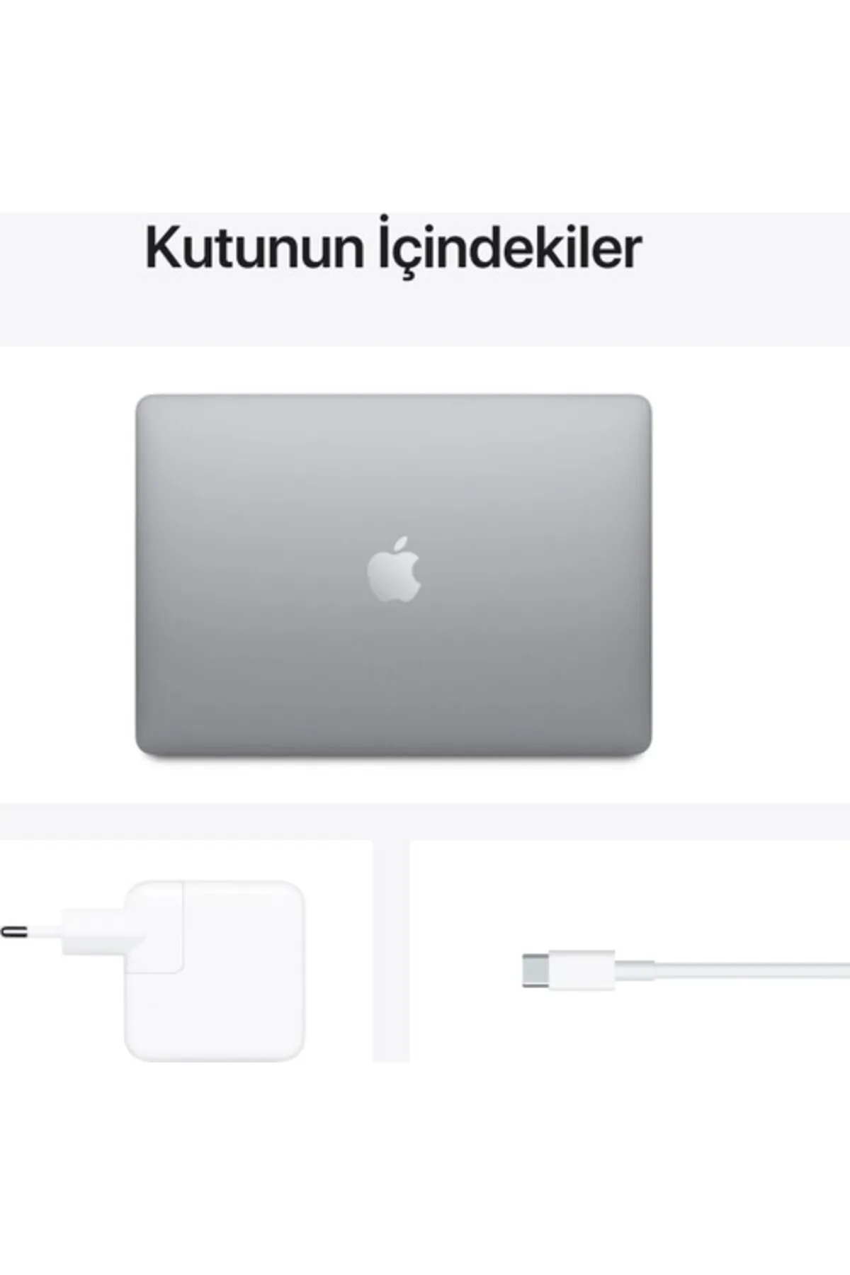 Apple Macbook Air M1 Çip 8gb 256gb Ssd Macos 13" Qhd Taşınabilir Bilgisayar Uzay Grisi