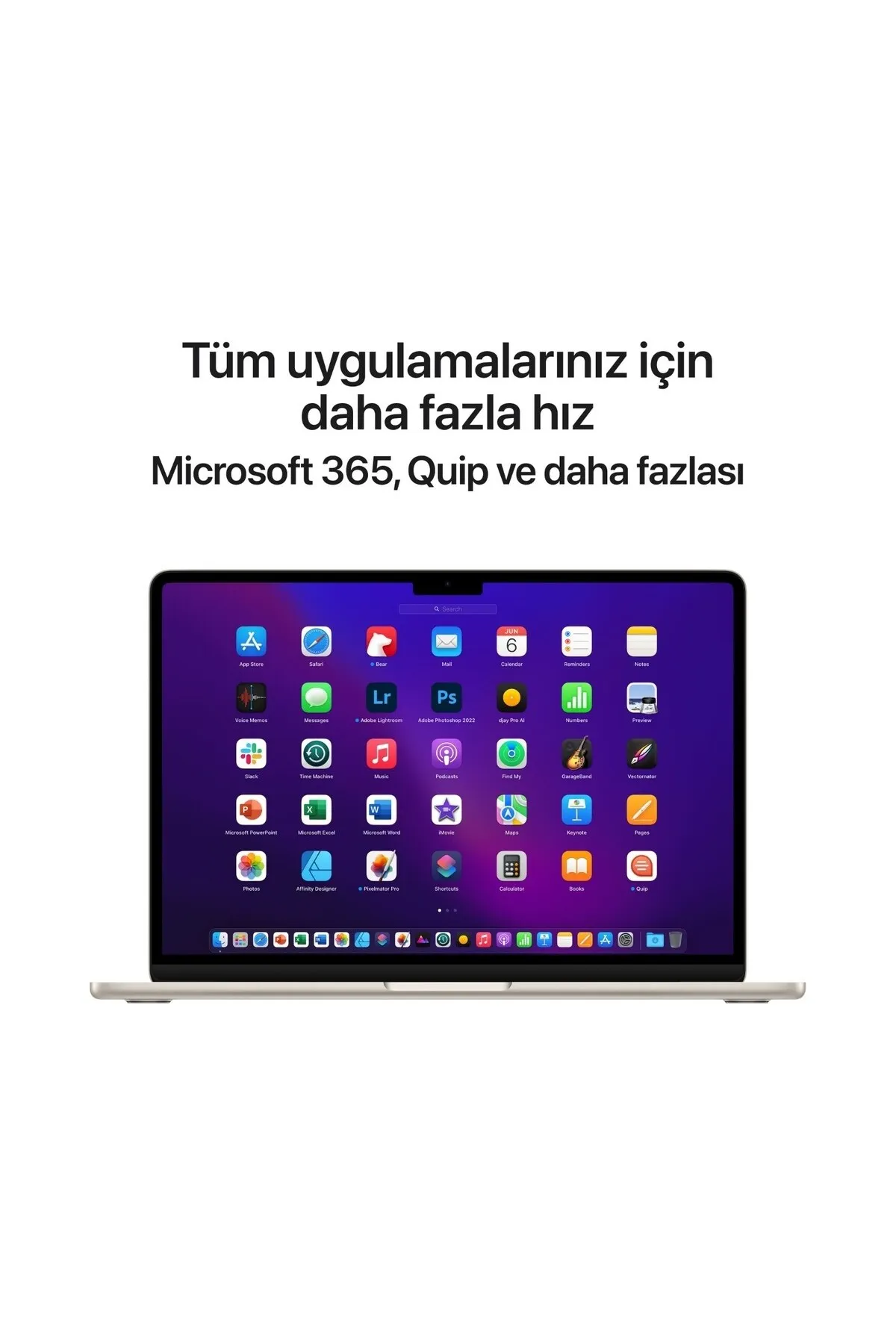 Apple Macbook Air M2 16gb 256gb Ssd Macos 13" Taşınabilir Bilgisayar Yıldız Işığı Mc7w4tu/a