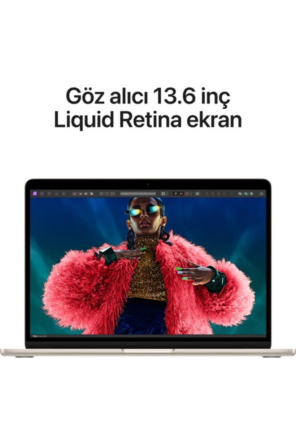 Apple Macbook Air M3 Çip 8gb 256gb Ssd Macos 13" Taşınabilir Bilgisayar Yıldız Işığı Mrxt3tu/a