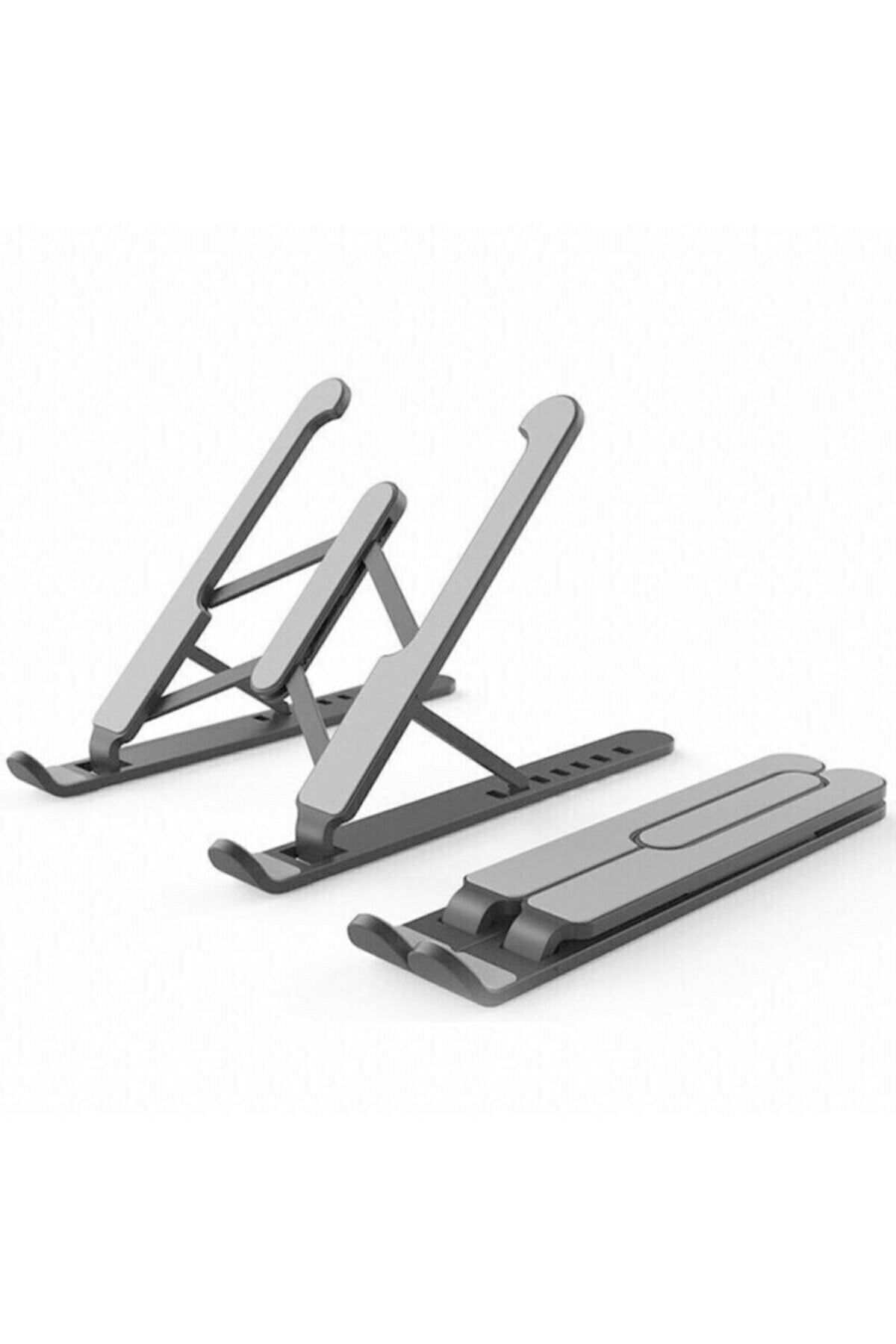 teknosepetim Macbook Laptop Bilgisayar Standı Notebook Özel Yükseltici Stand Tablet Tutucu Ayarlı