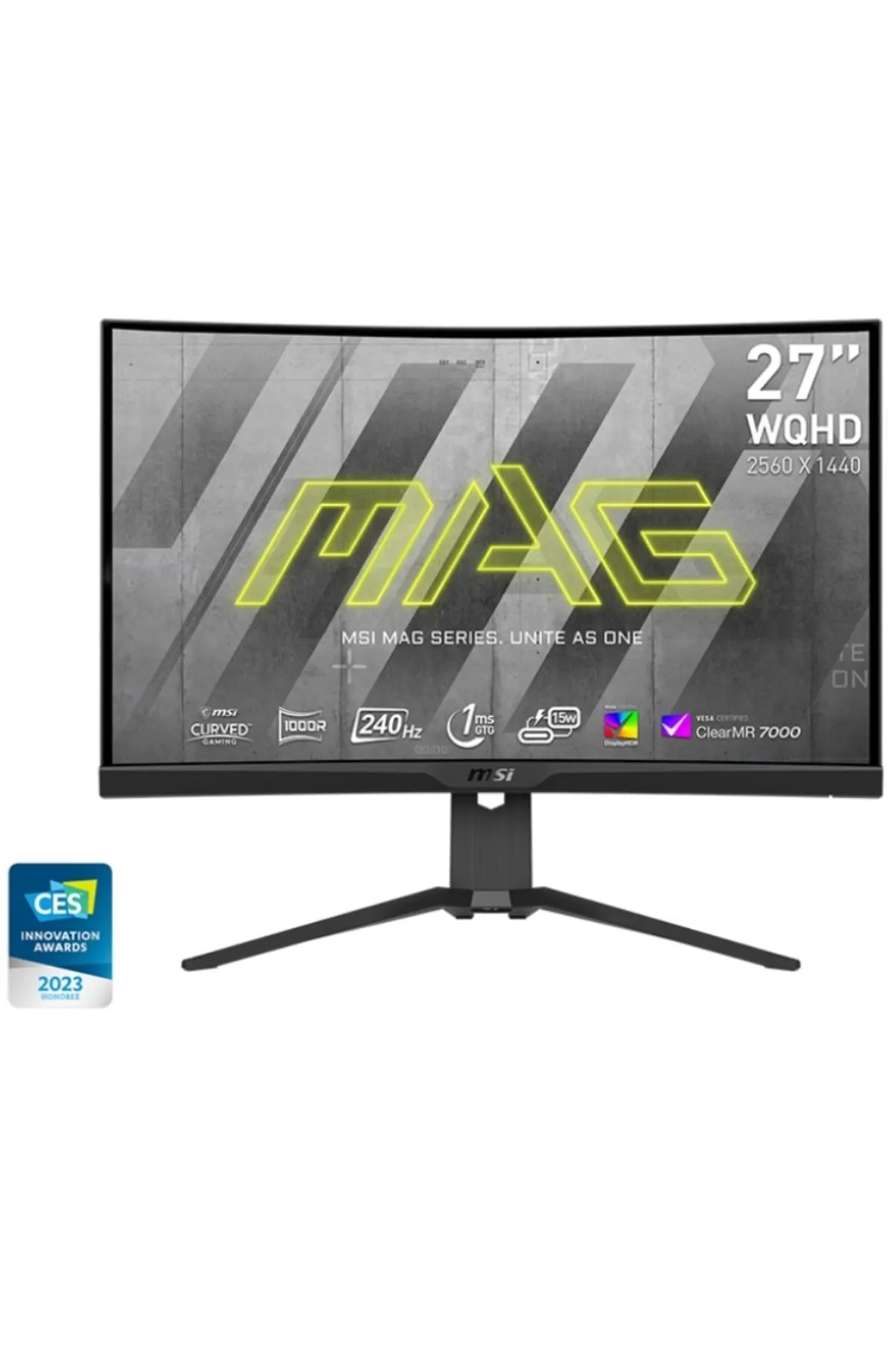 MSI Mag 275cqrxf 27" Curved 1000r 240hz 1ms Freesync Premium Va Wqhd Gaming (OYUNCU) Monitör