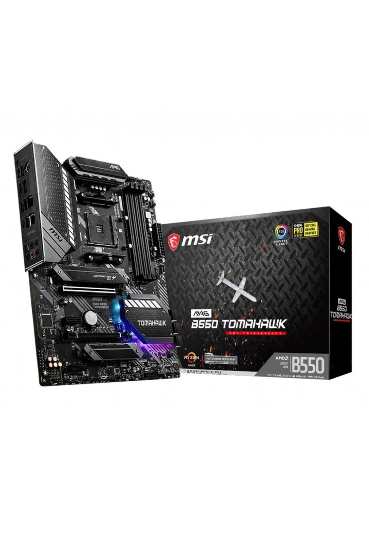 MSI Mag B550 Tomahawk Amd B550 Soket Am4 Ddr4 5100(OC) M.2 Anakart