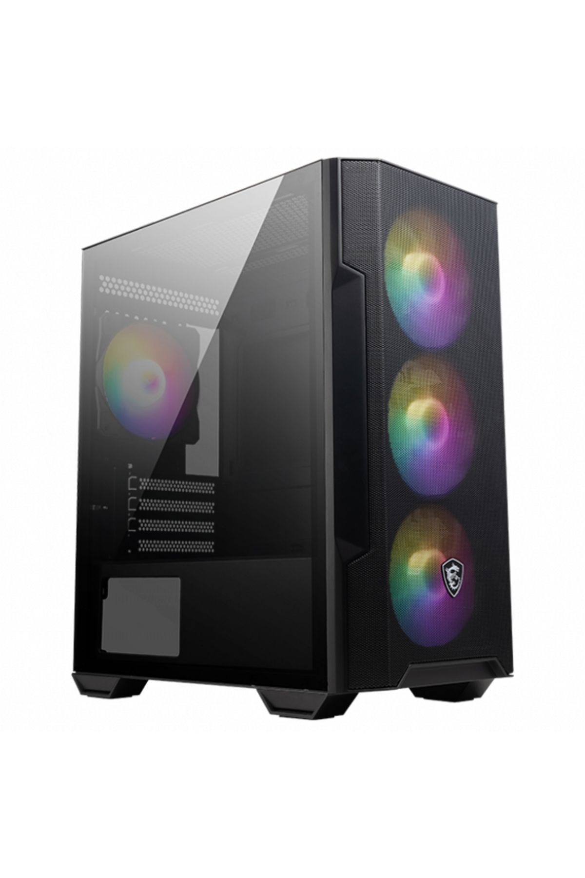 MSI Mag Forge M100r Temperli Cam Mesh 4x120mm Argb Fan Usb 3.2 Micro-atx Tower Gaming (OYUNCU) Kasa