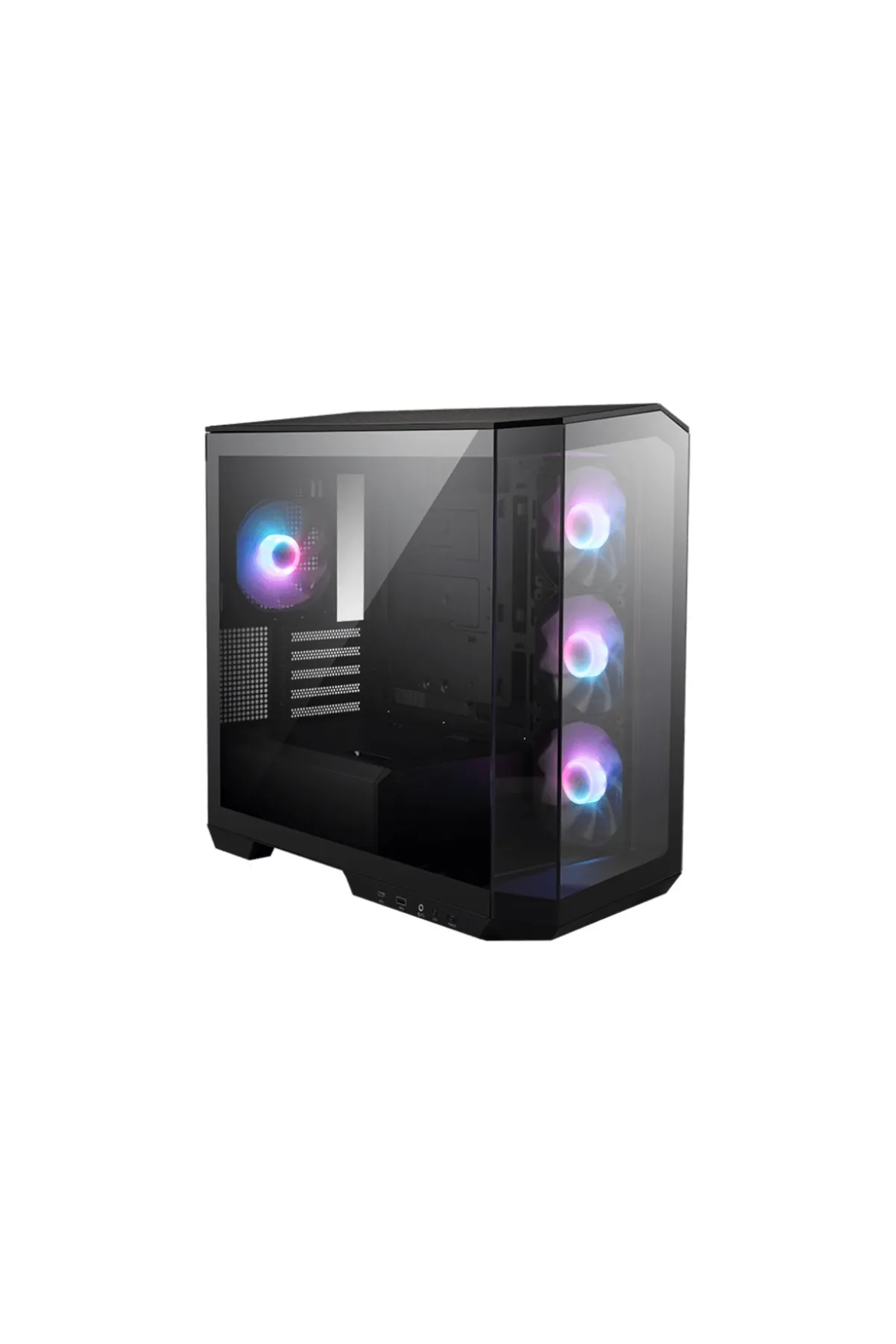 MSI Mag Pano M100r Pz Black 4x120mm Argb Fan Usb 3.2 Micro-atx Tower Gaming (OYUNCU) Kasa