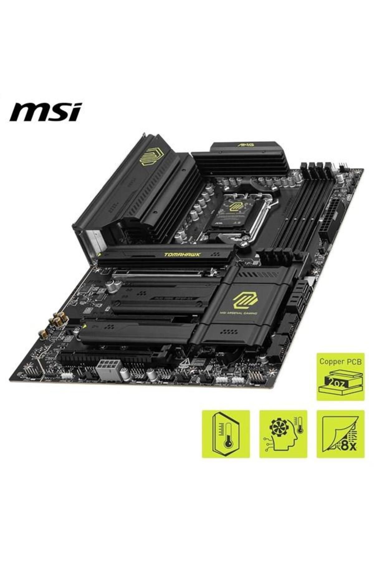 MSI Mag X870 Tomahawk Wıfı-7 Ddr5 Hdmı-dp Pcıe 5.0 Am5 Atx