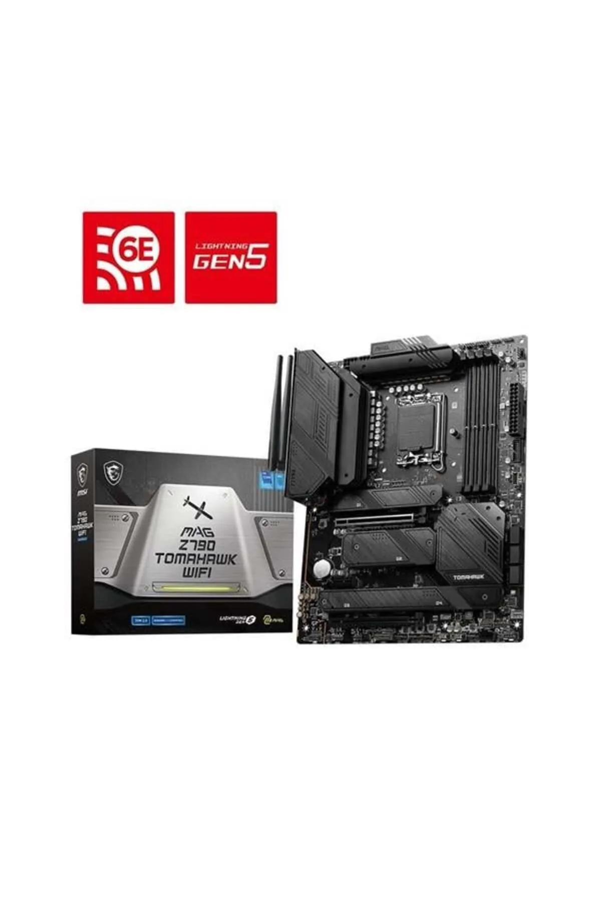 MSI Mag Z790 Tomahawk Wıfı Ddr5 M2 Pcıe Nvme Hdmı Dp Pcıe 16x V5.0 1700p Matx