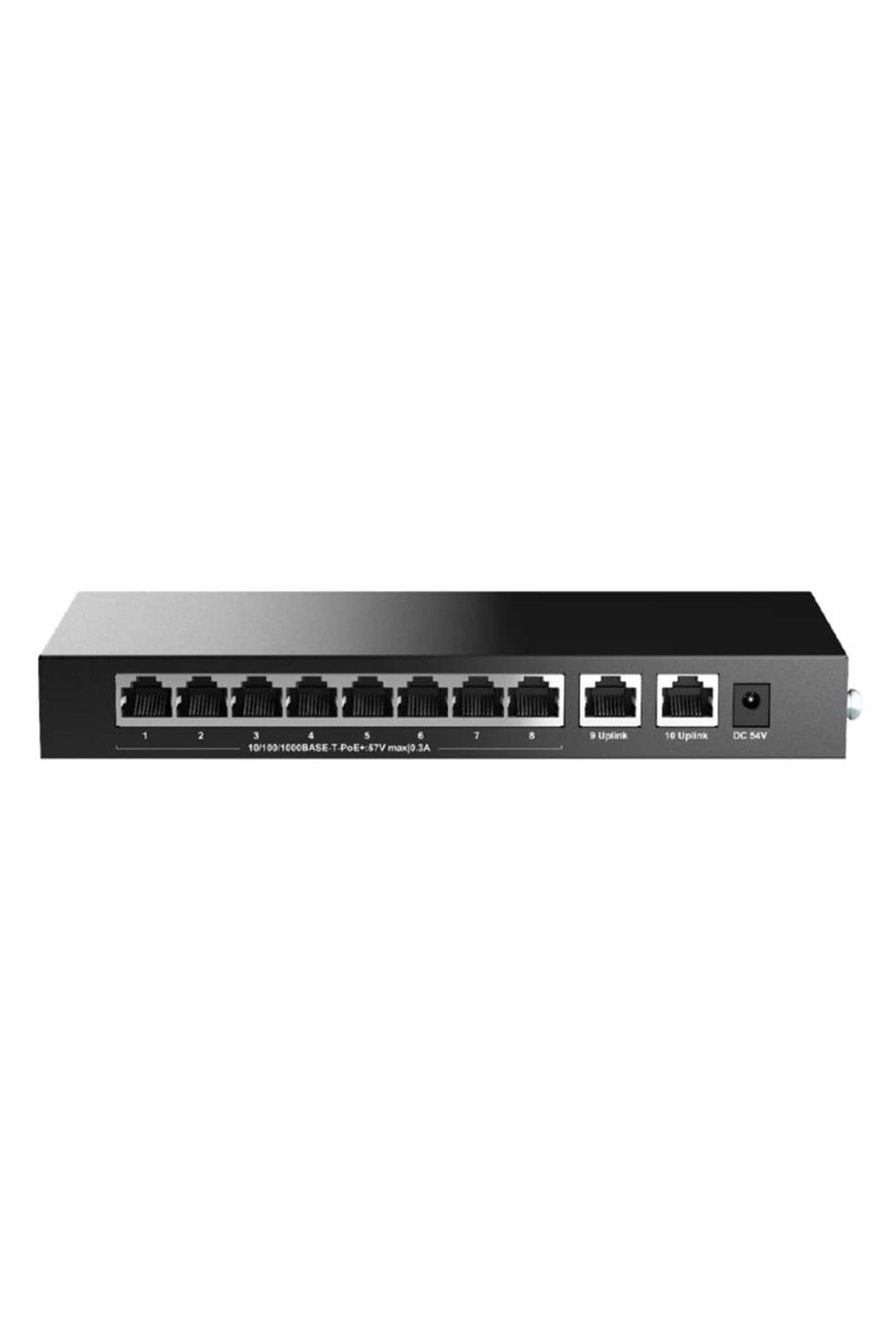 H3C Magıc Bs210t-hp 8 Port Gıgabıt 2 Port Gıgabıt Uplınk 110w Poe Metal Kasa Swıtch