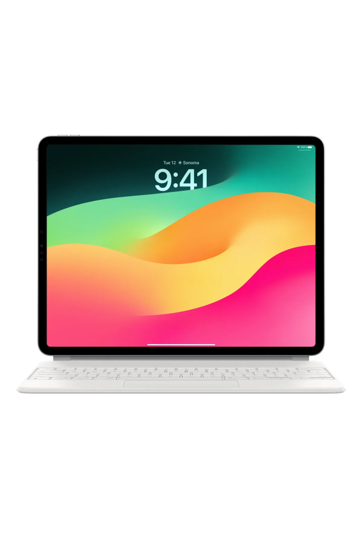 Apple Magic Keyboard for iPad Pro 12.9?inch (6th Generation) - Turkish F-Keyboard - White