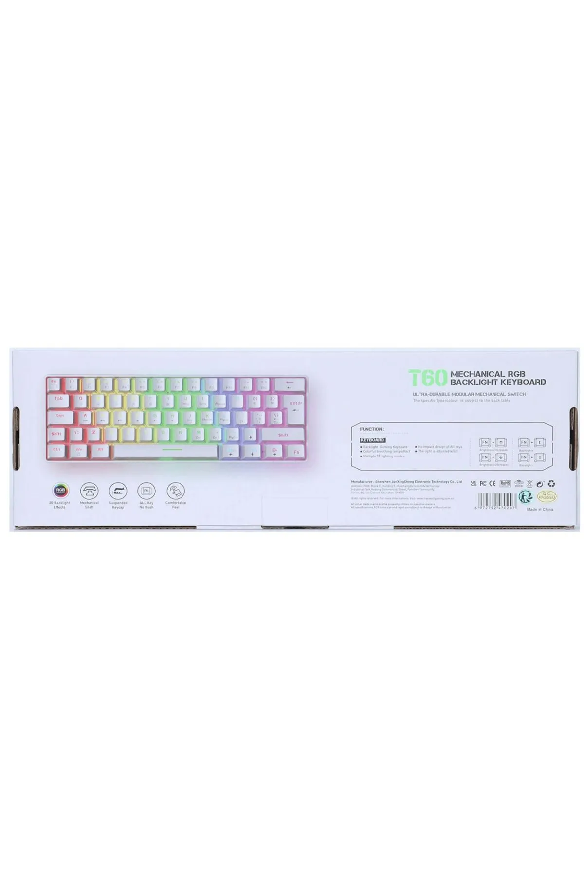 MAMBASNAKE Mambasnake Rgb %60 Mini Mekanik Oyun Klavyesi