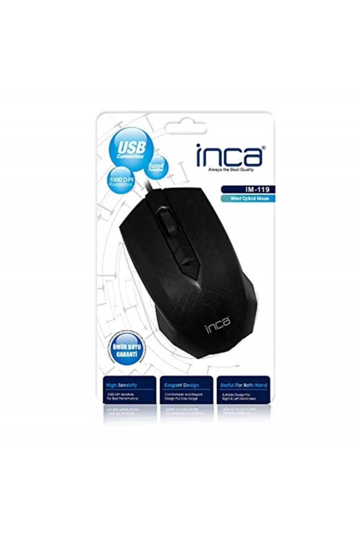 Genel Markalar Marka: Im-119 Usb Optik, Siyah Mouse Kategori: Mouse