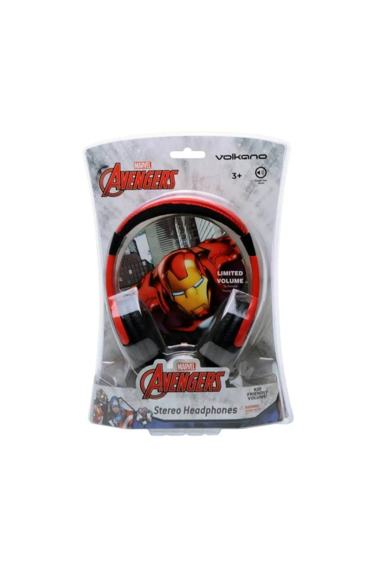 Volkano Marvel Avengers Iron Man Kulak Üstü Çocuk Kulaklık