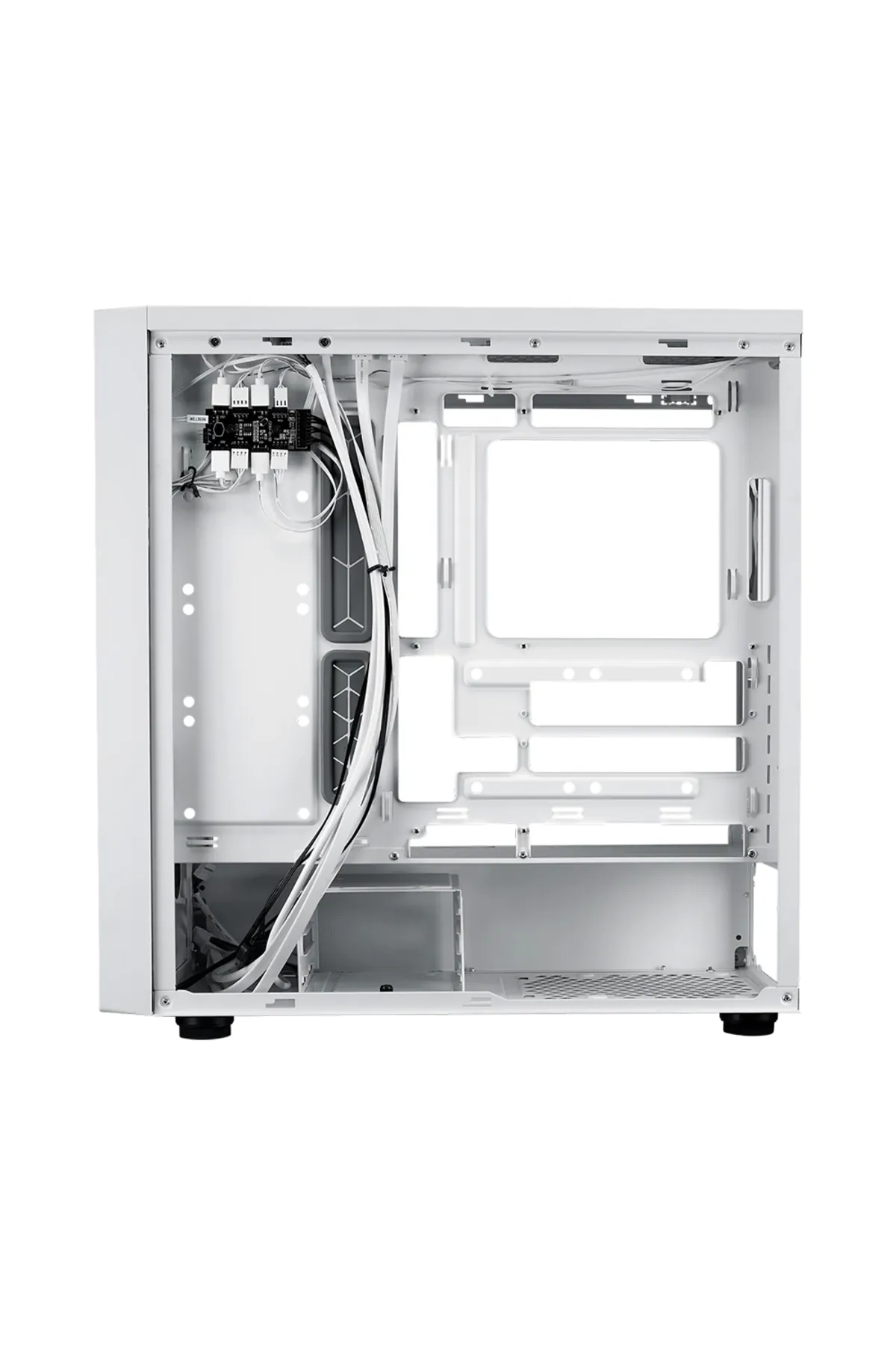 Cooler Master Masterbox 600 Argb Tempered Glass White Usb 3.2 E-atx Mid Tower Kasa