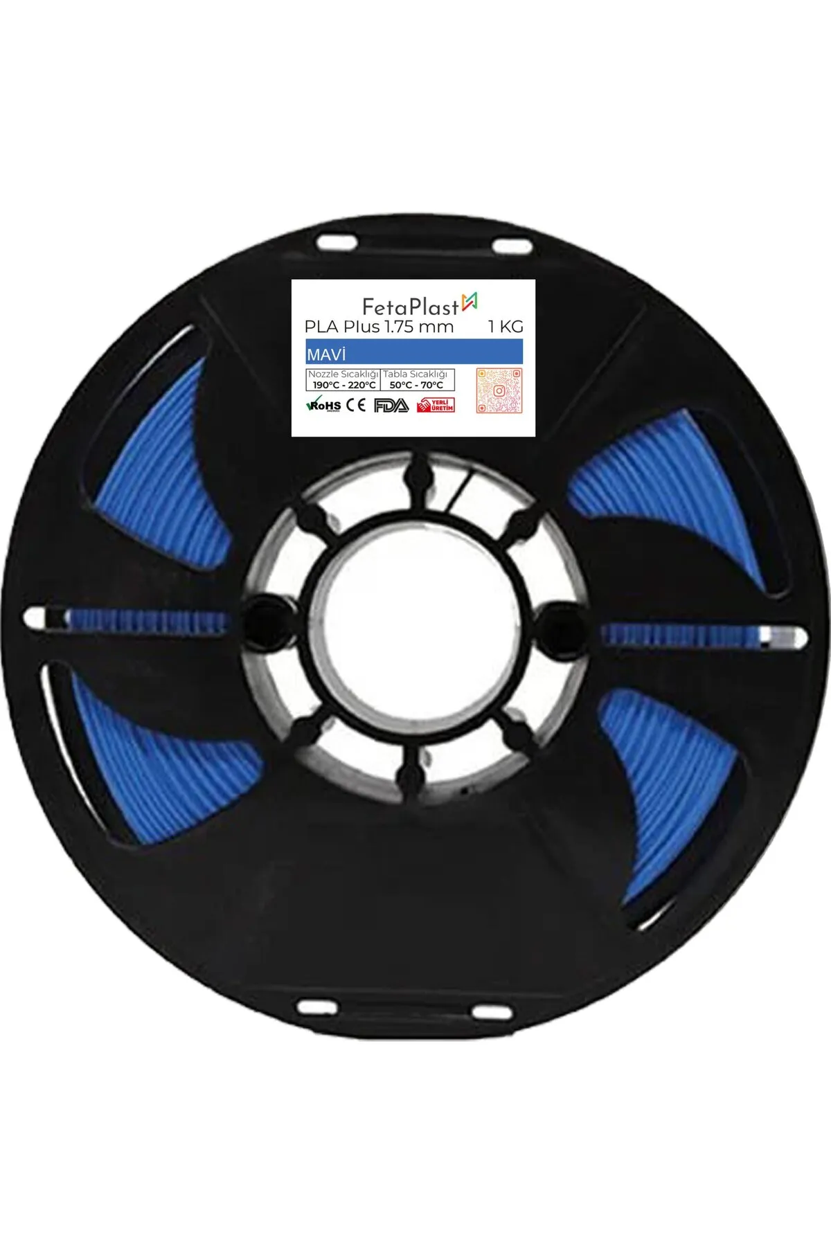 fetaplast Mavi Pla Filament 1.75 mm 1 kg