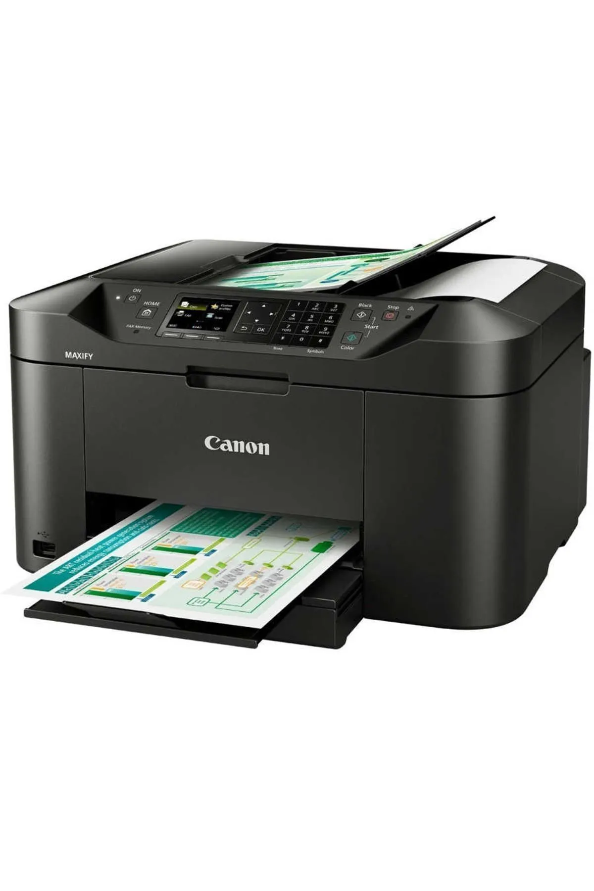 Canon Maxıfy Mb2150 Inkjet Mürekkep Kartuşlu Renkli Yazıcı Tarayıcı Fotokopi Fax Usb/wifi(KABLOSUZ) A4