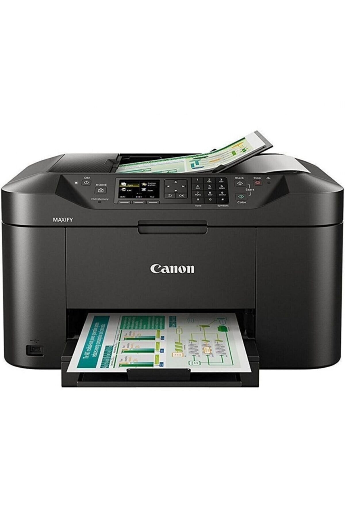 Canon Maxify Mb2150 Yazıcı - Tarayıcı - Fotokopi - Faks Renkli Mürekkep Kartuşlu Yazıcı