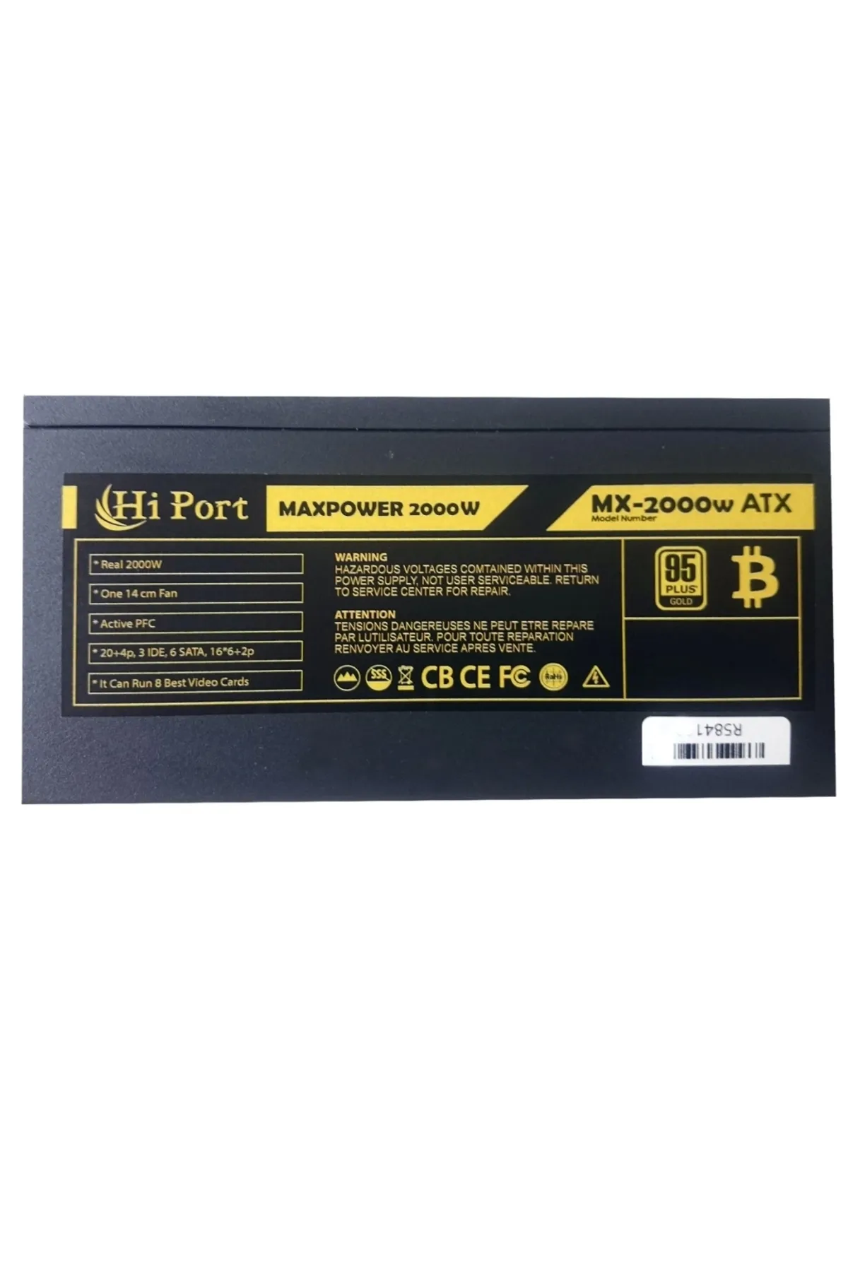 hiport Maxpower, Mx2000w, 2000w, Gamıng, Atx, Power Supply (PSU)