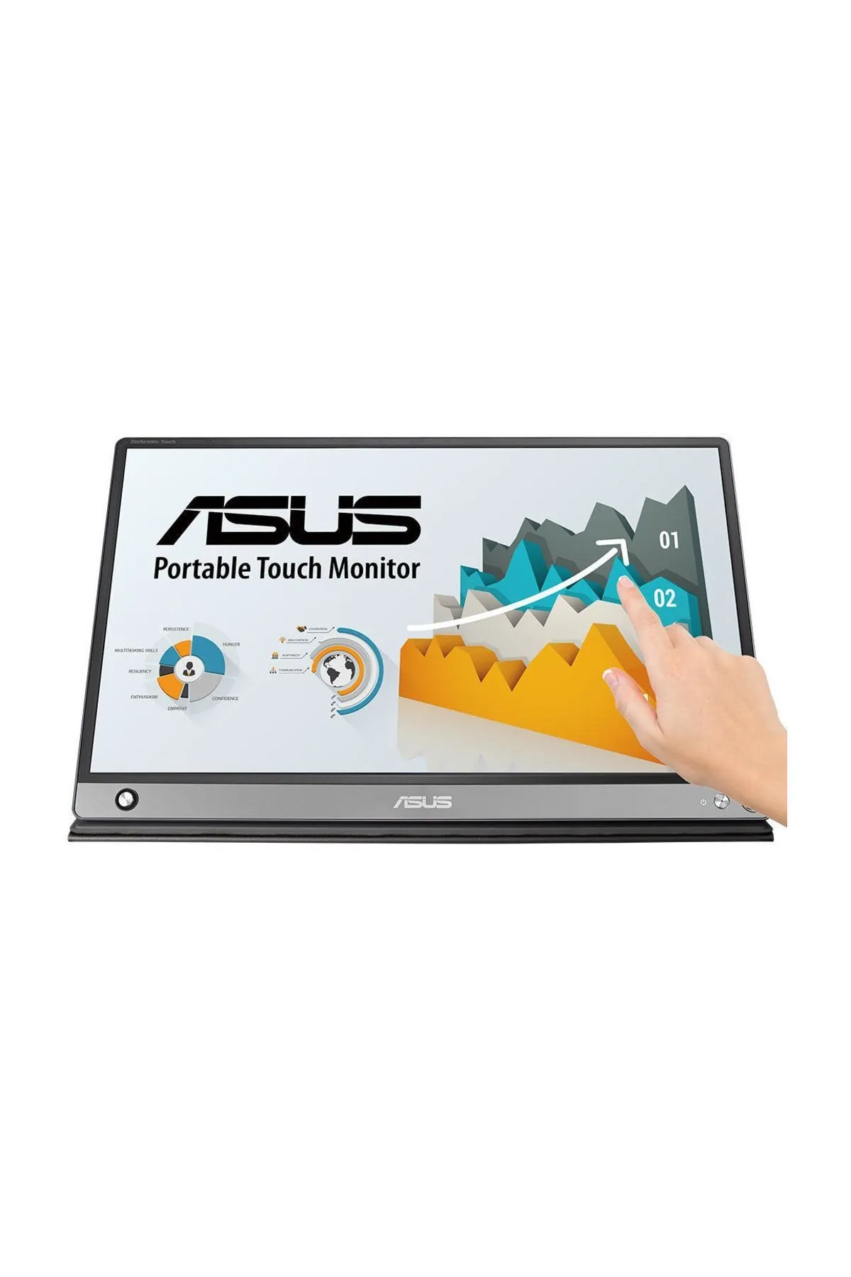 Asus MB16AMT 15.6" FullHD 5ms 3 USB Type-C IPS Dokunmatik Monitör