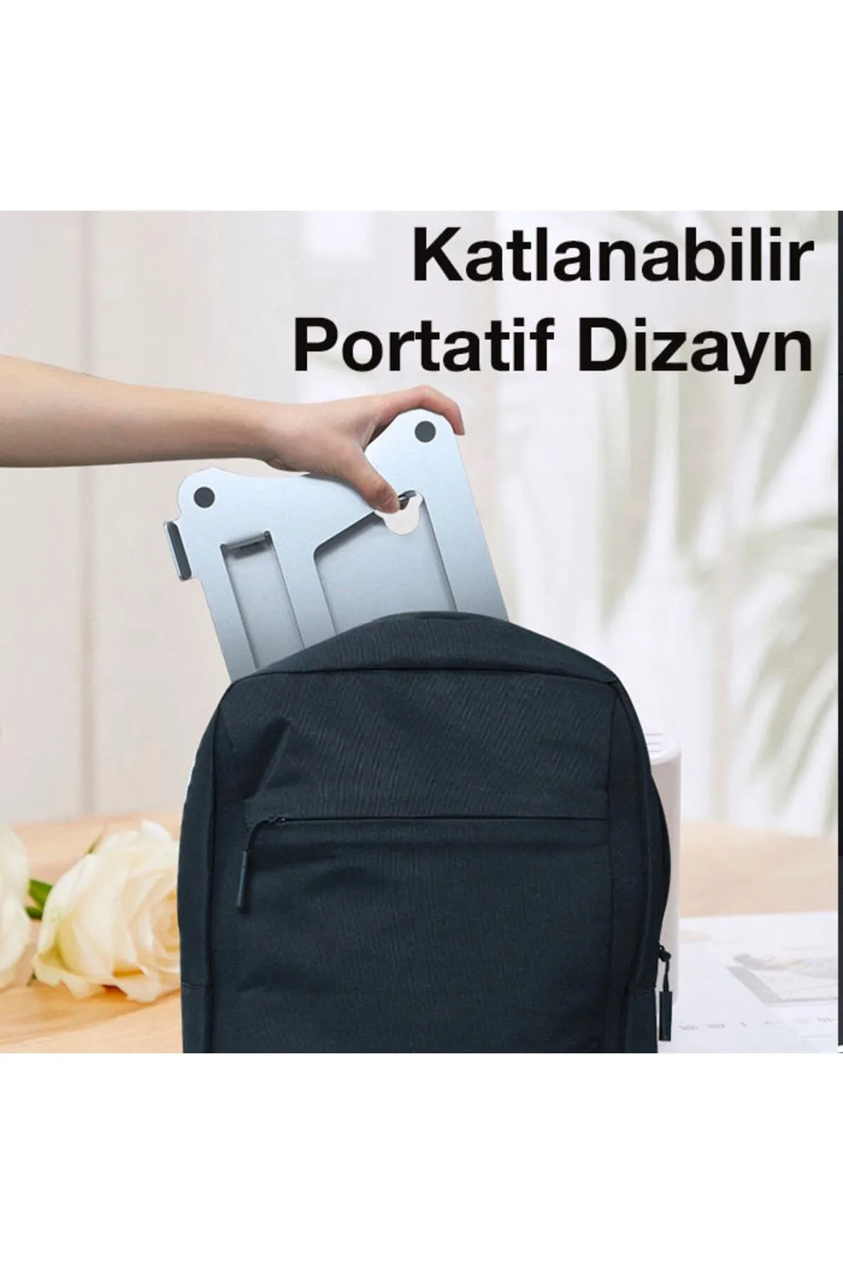 Ally Mc 515 Yükseklik Ayarlı Dizüstü Laptop Notebook Standı Füme