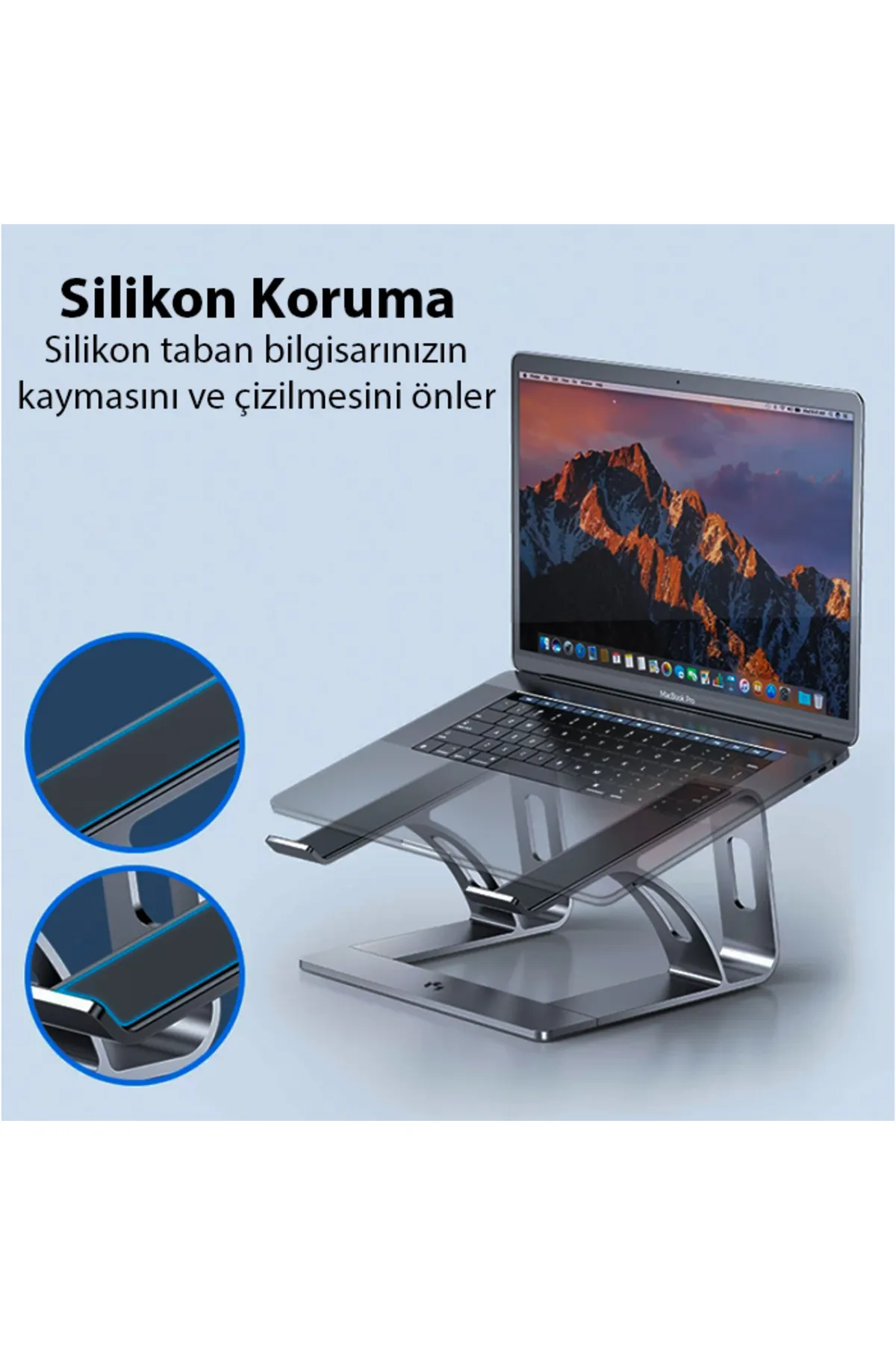 bestdijital MC LS653 Premium Ergonomik Alüminyum Laptop-Bilgisayar Standı