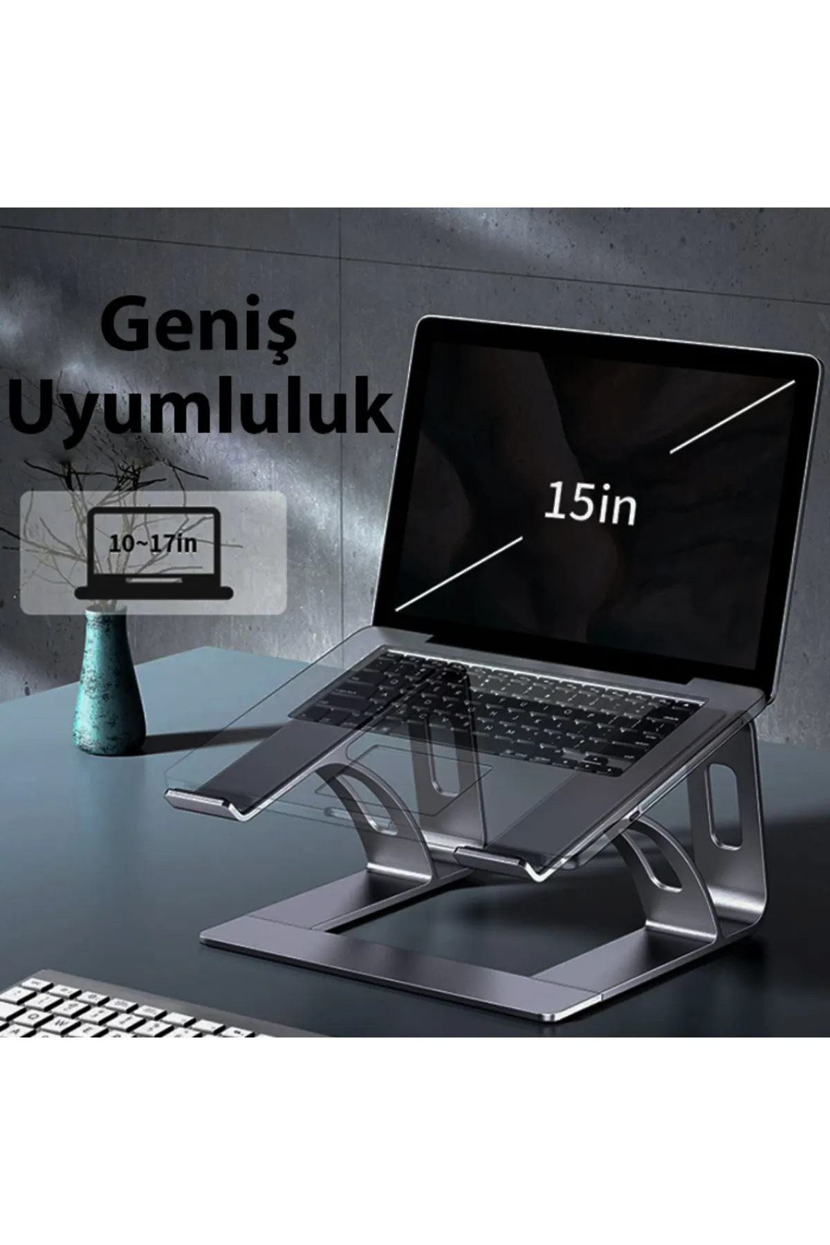 bestdijital MC LS653 Premium Ergonomik Alüminyum Laptop-Bilgisayar Standı