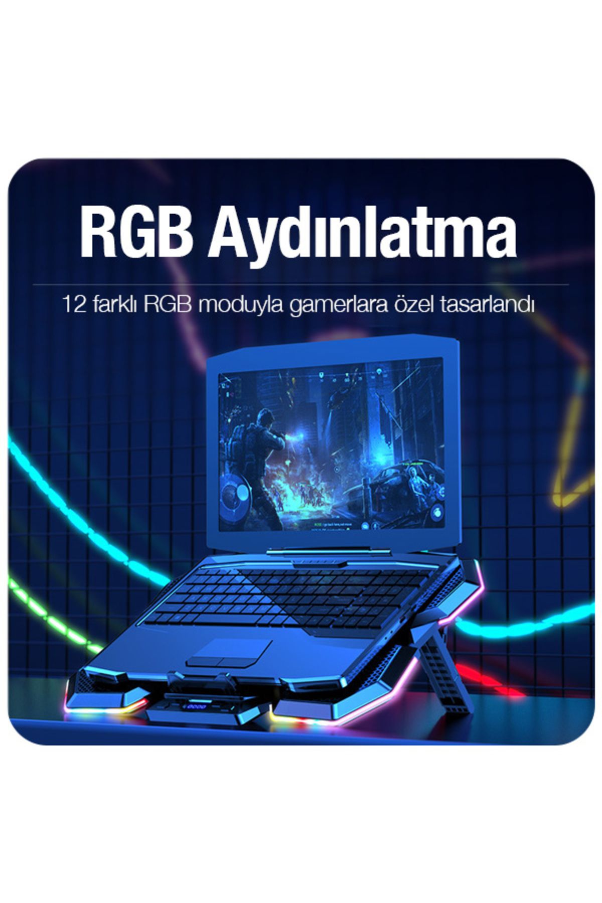 Genel Markalar MC X50 Masaüstü Soğutucu Laptop Standı Radyatör