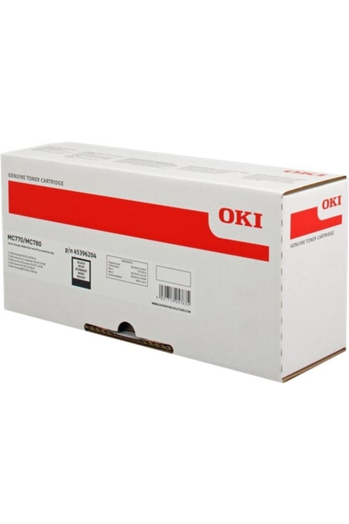 OKI Mc770/mc780 Siyah Orjinal Toner 45396204