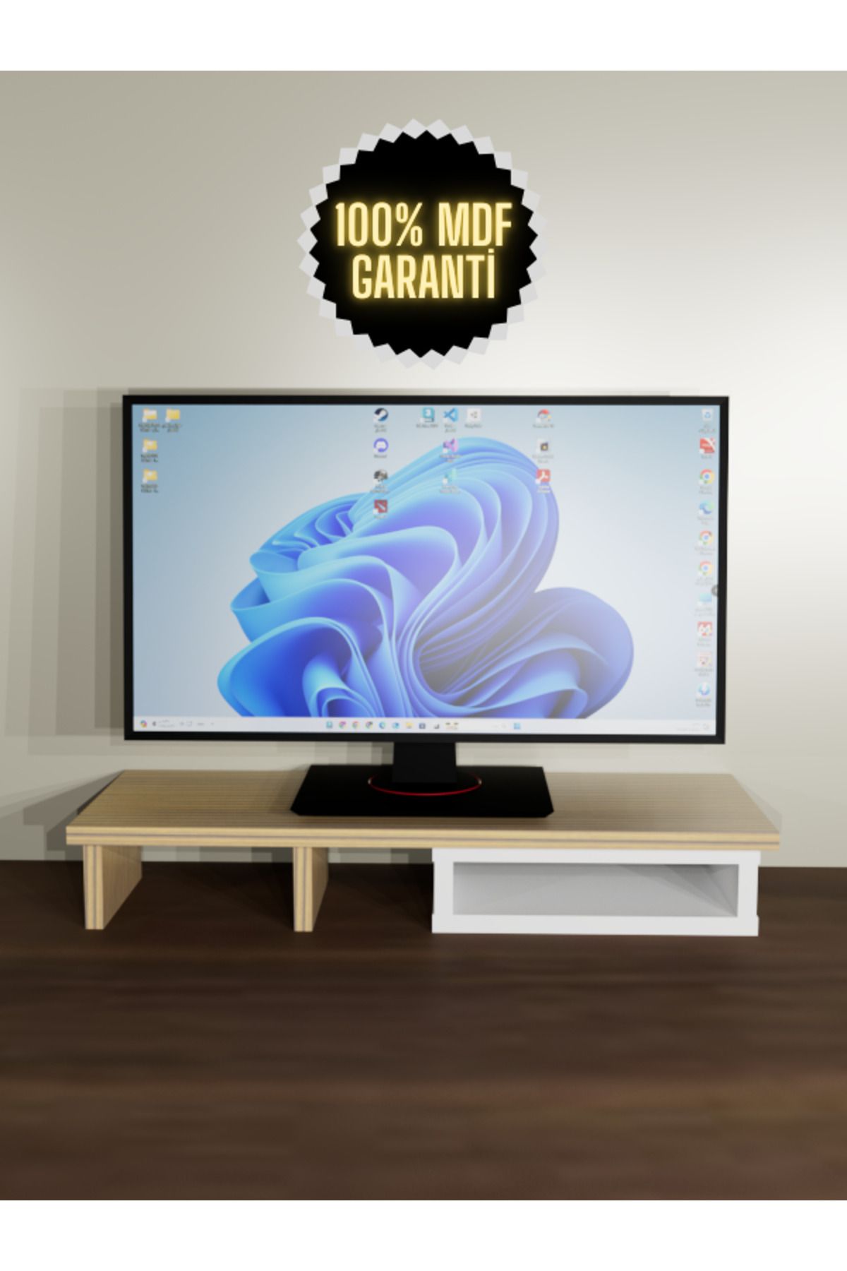 TEKMAKG MDF Monitör Yükseltici - Monitör Standı