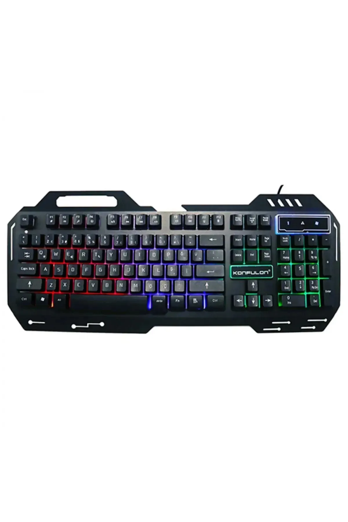 SNEXPRES Mekanik Gaming v1 Rgb Işıklı Oyuncu Klavye Türkçe Q Klavye 1.5 M