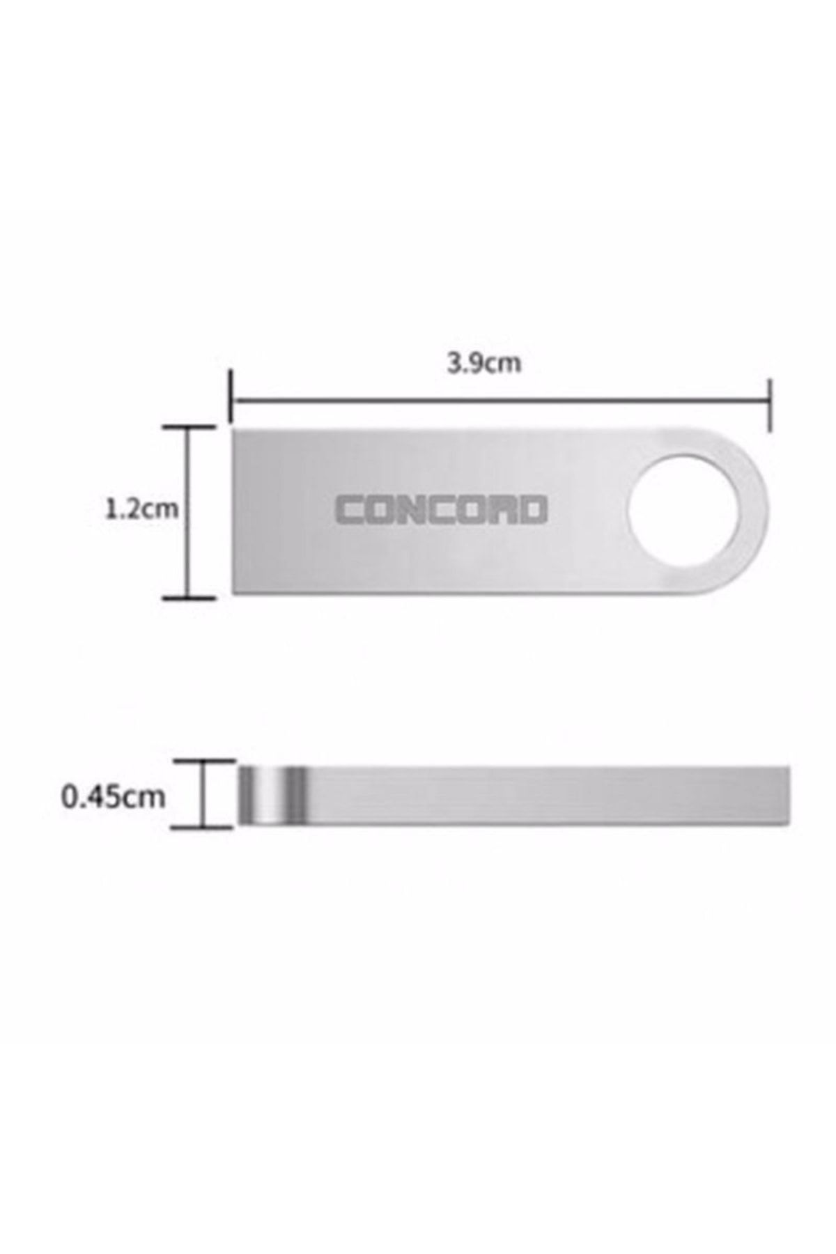 Concord Metal Cep 2.0 Flash Bellek 16gb