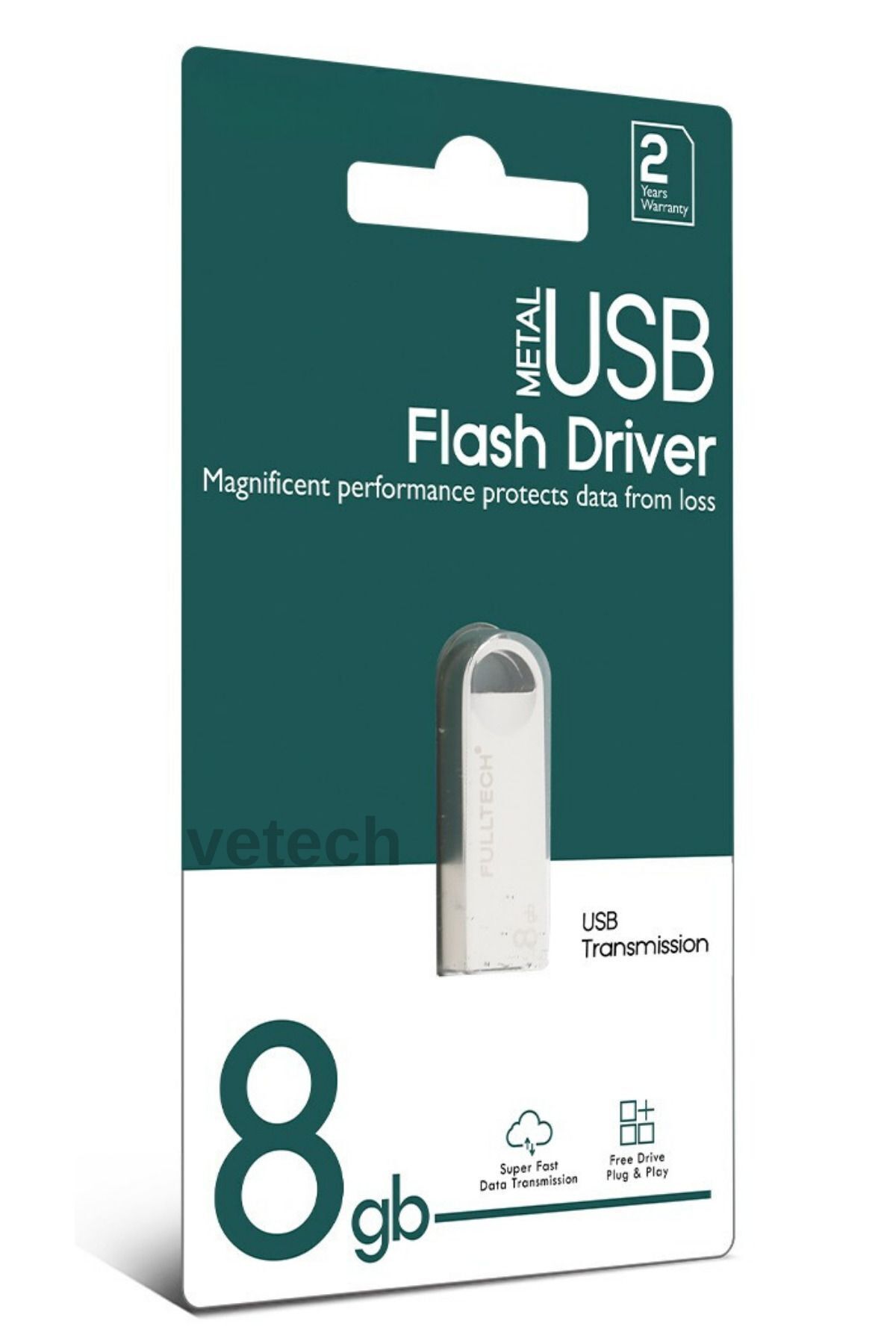 Vetech Metal USB Flash Bellek